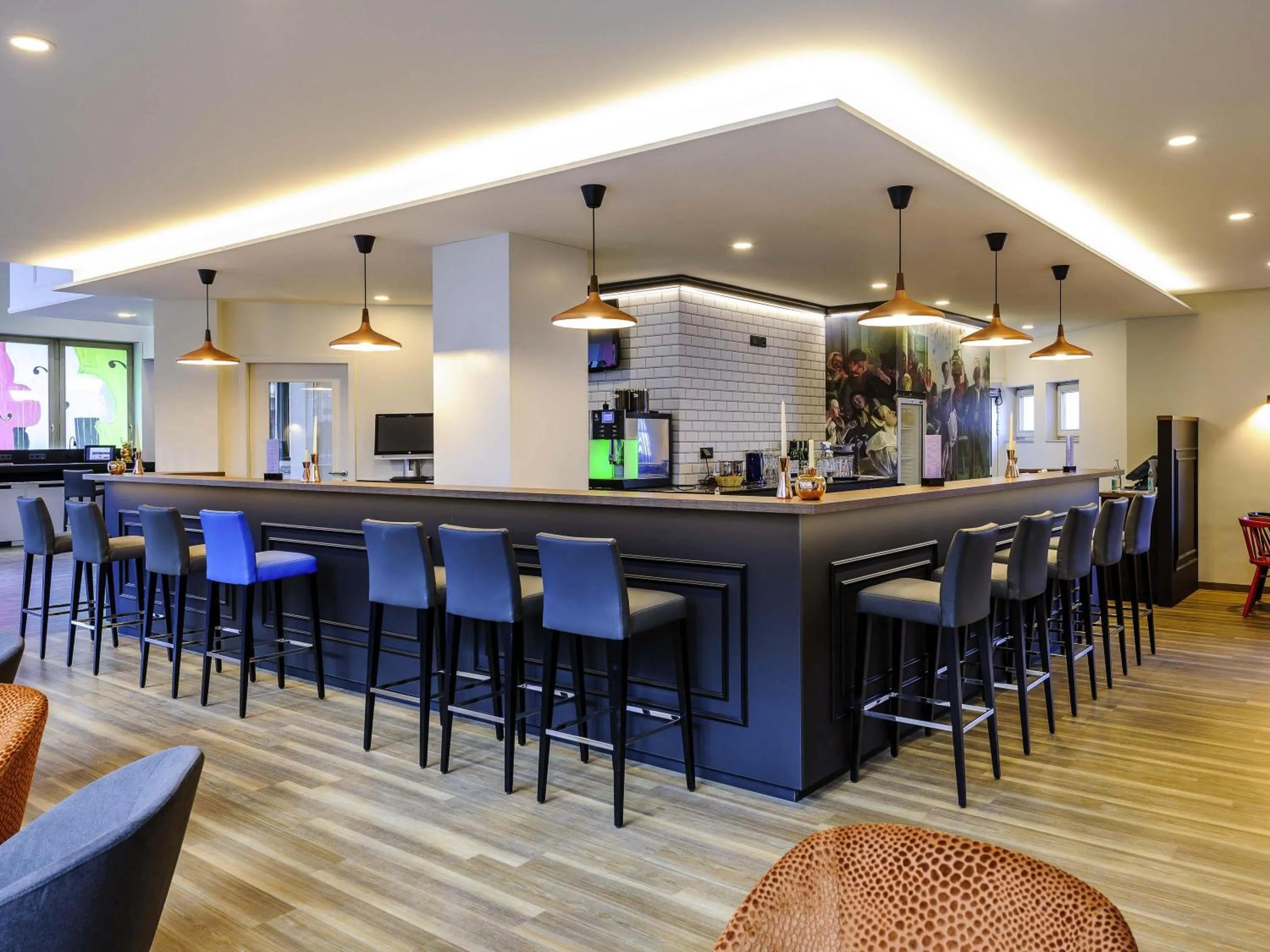 Lounge or bar in ibis Styles Halle