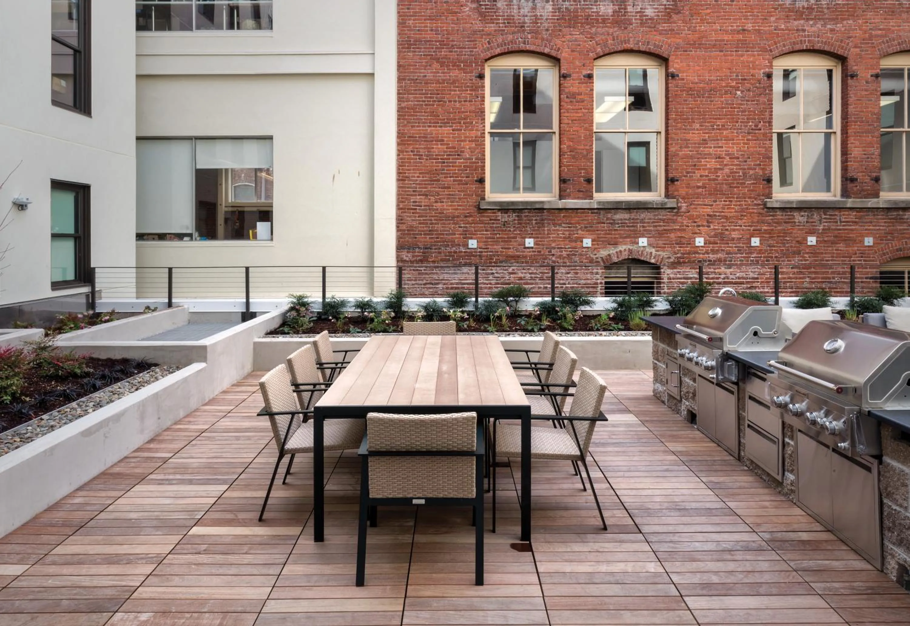 Patio in WorldMark Portland Waterfront Park