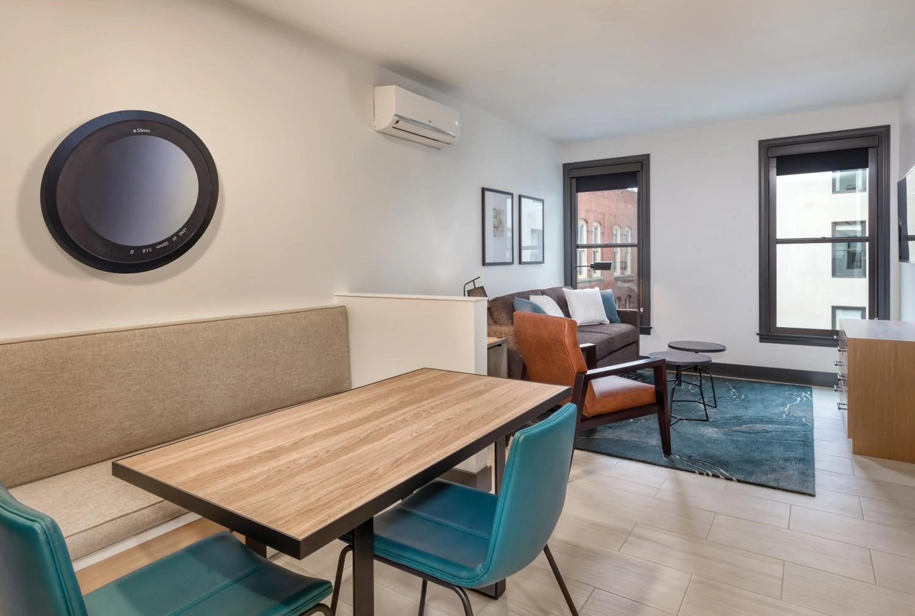 Living room in WorldMark Portland Waterfront Park