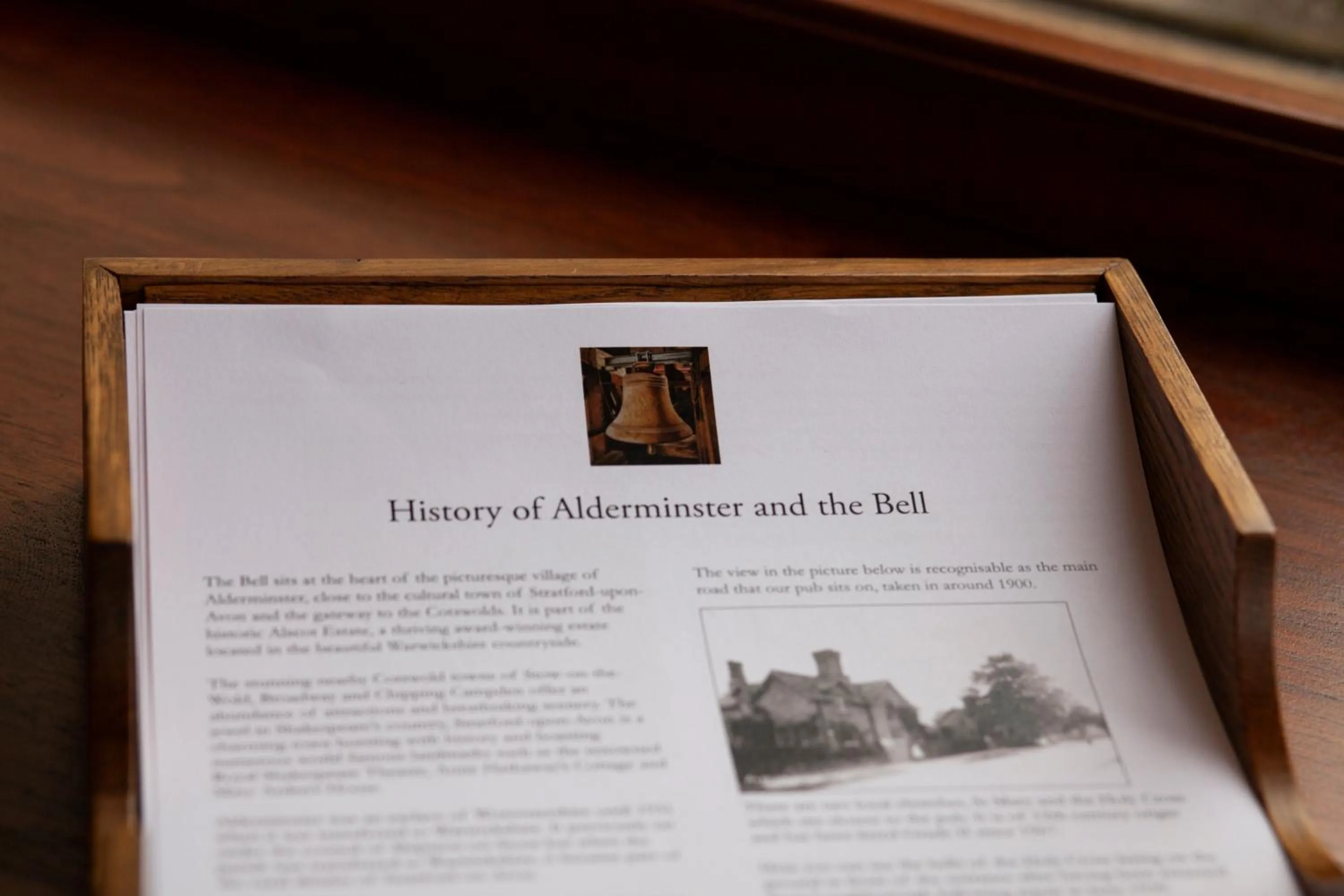 Decorative detail in The Bell - Brunning and Price