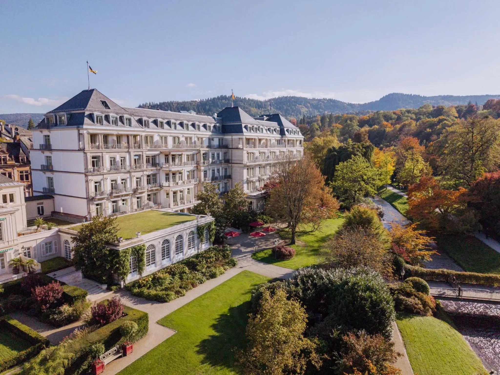 Bird's eye view in Brenners Park Hotel & Spa, Oetker Hotels