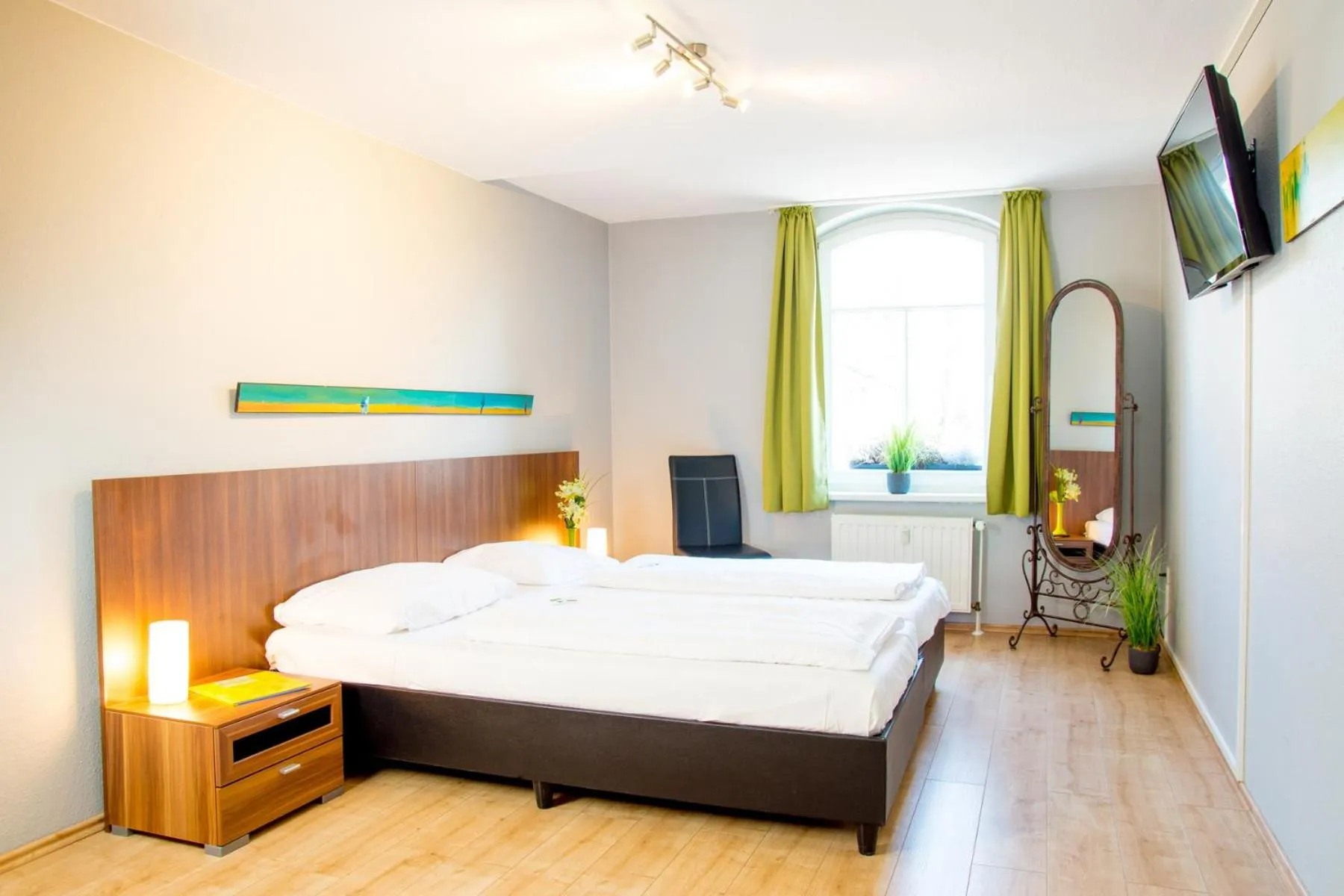 Bedroom, Bed in Hotel Dampfmühle