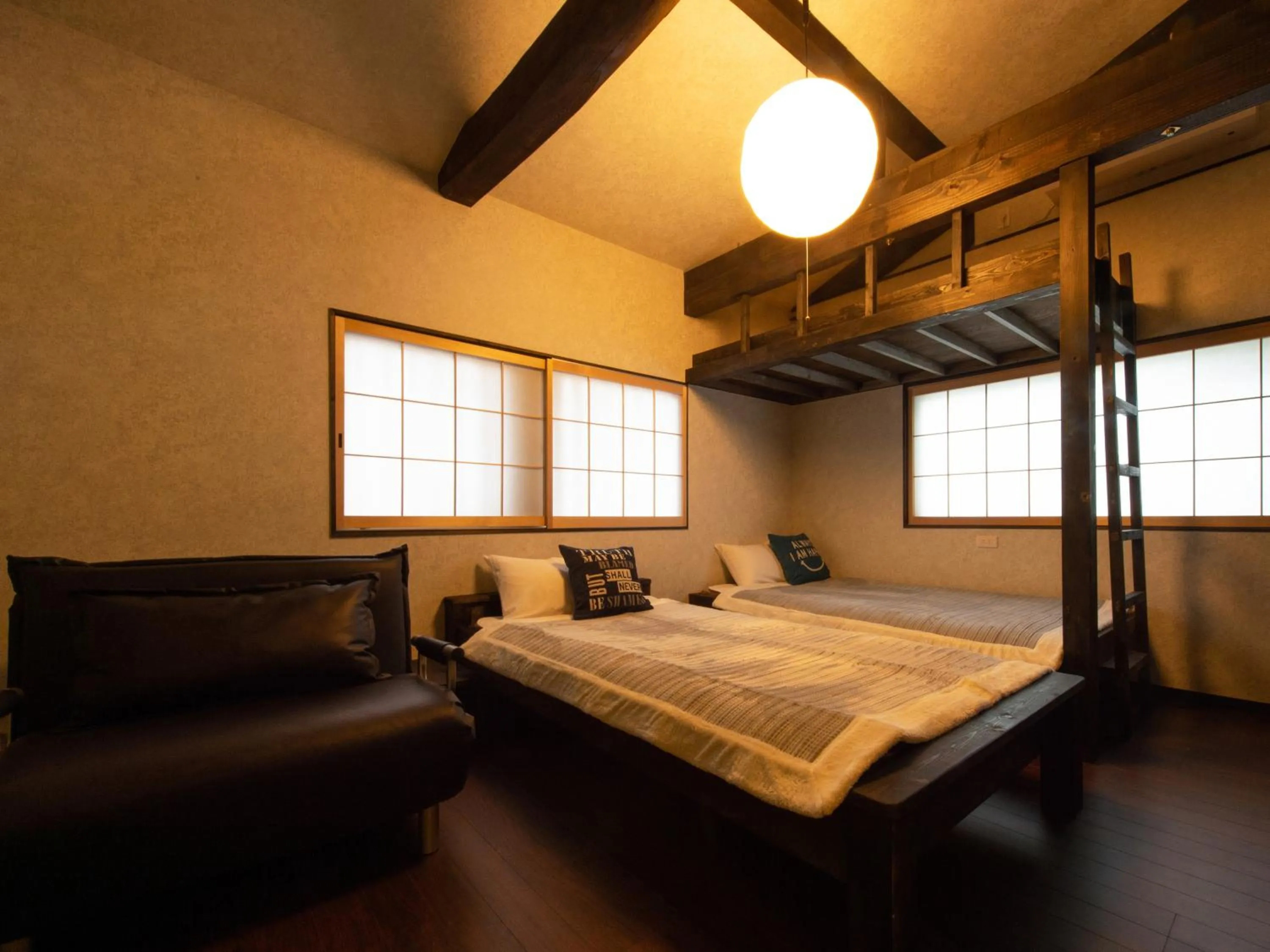 Bed in Guest House Suzumeno Kakurembo