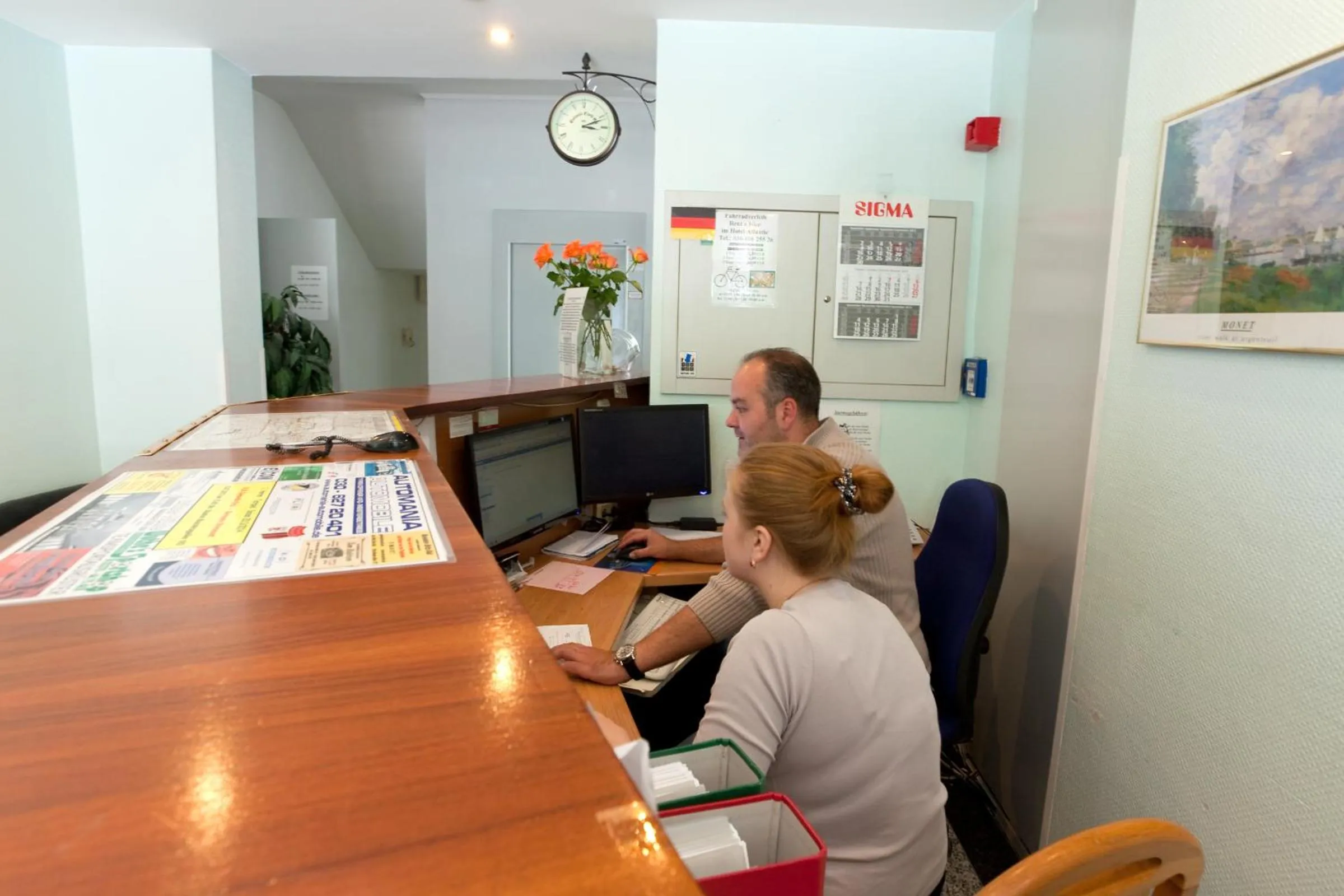 Lobby or reception in Hotel Atlantic