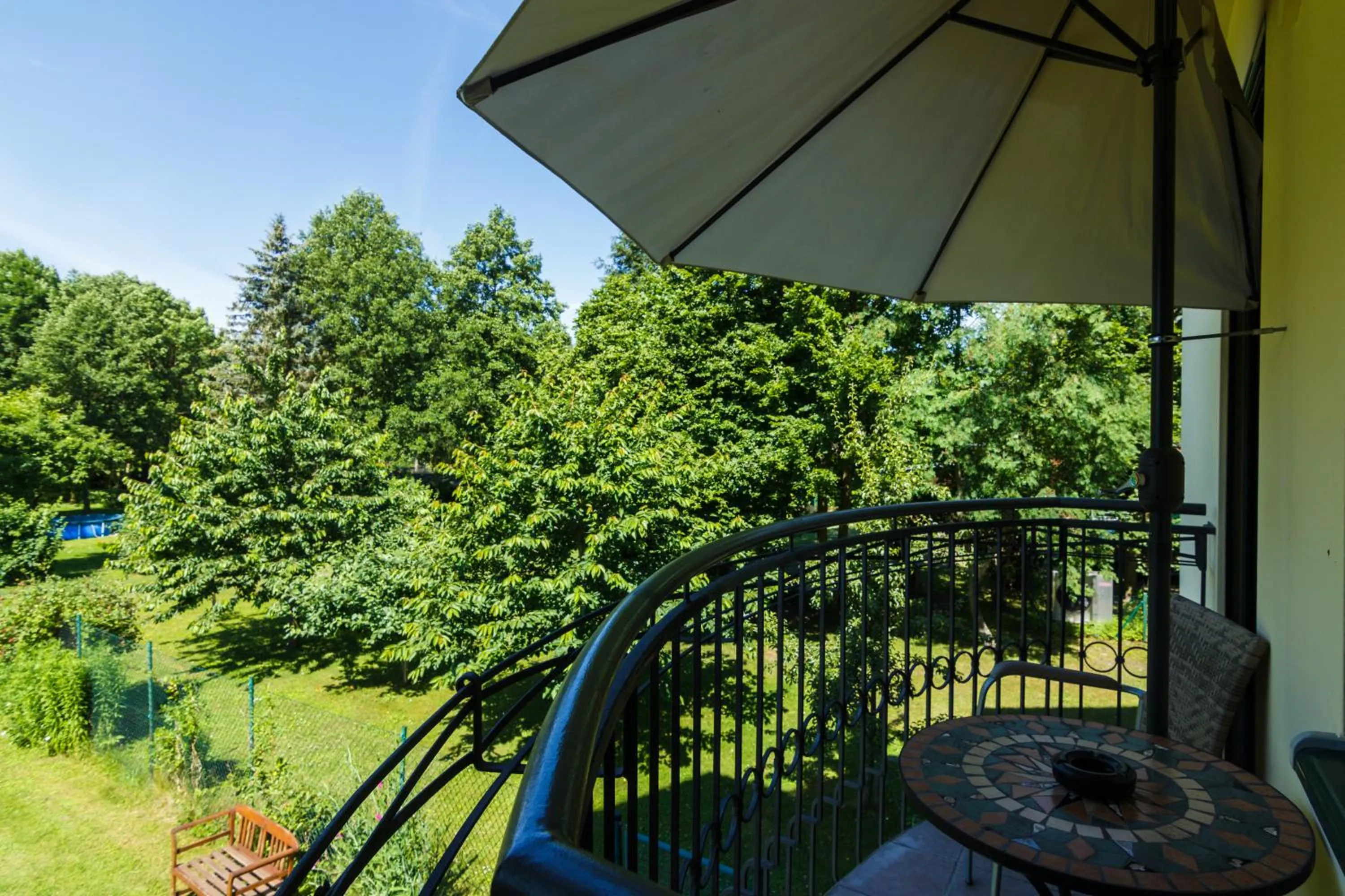 Balcony/Terrace in Hotel & Restaurant Am Alten Rhin