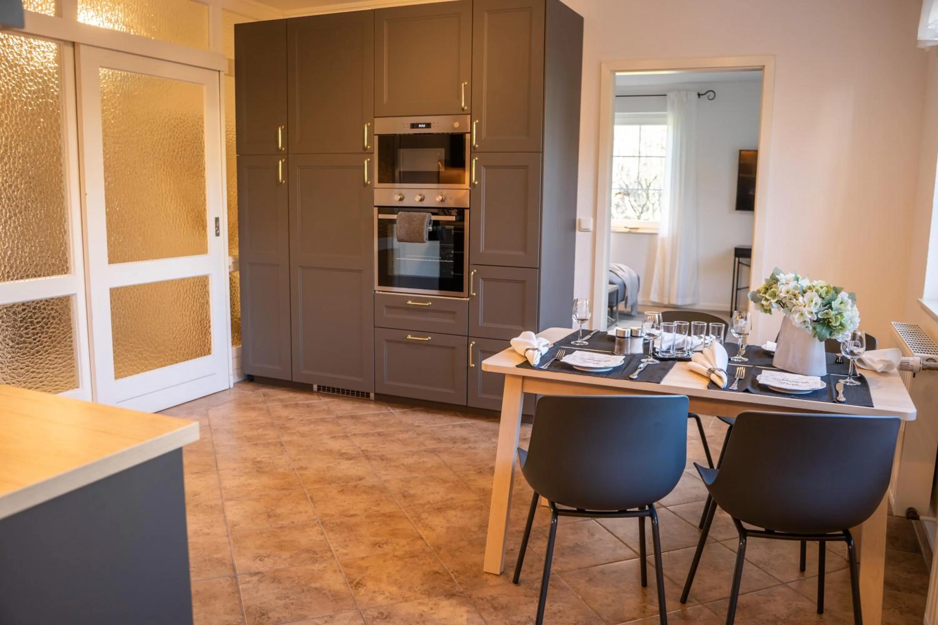 kitchen in Hotel & Restaurant Am Alten Rhin