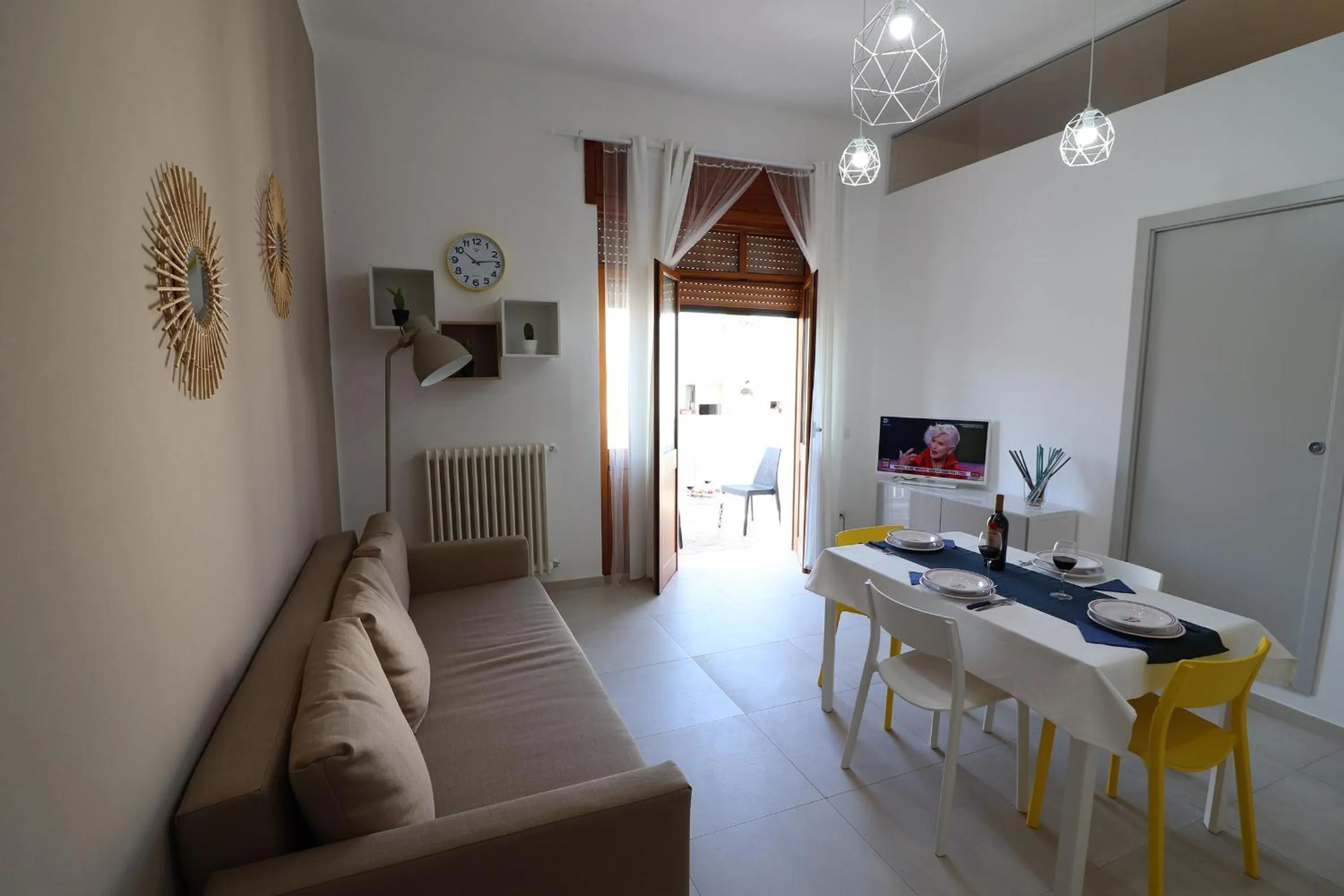 Communal lounge/ TV room, Seating Area in Holiday House Nike Otranto 4 guests