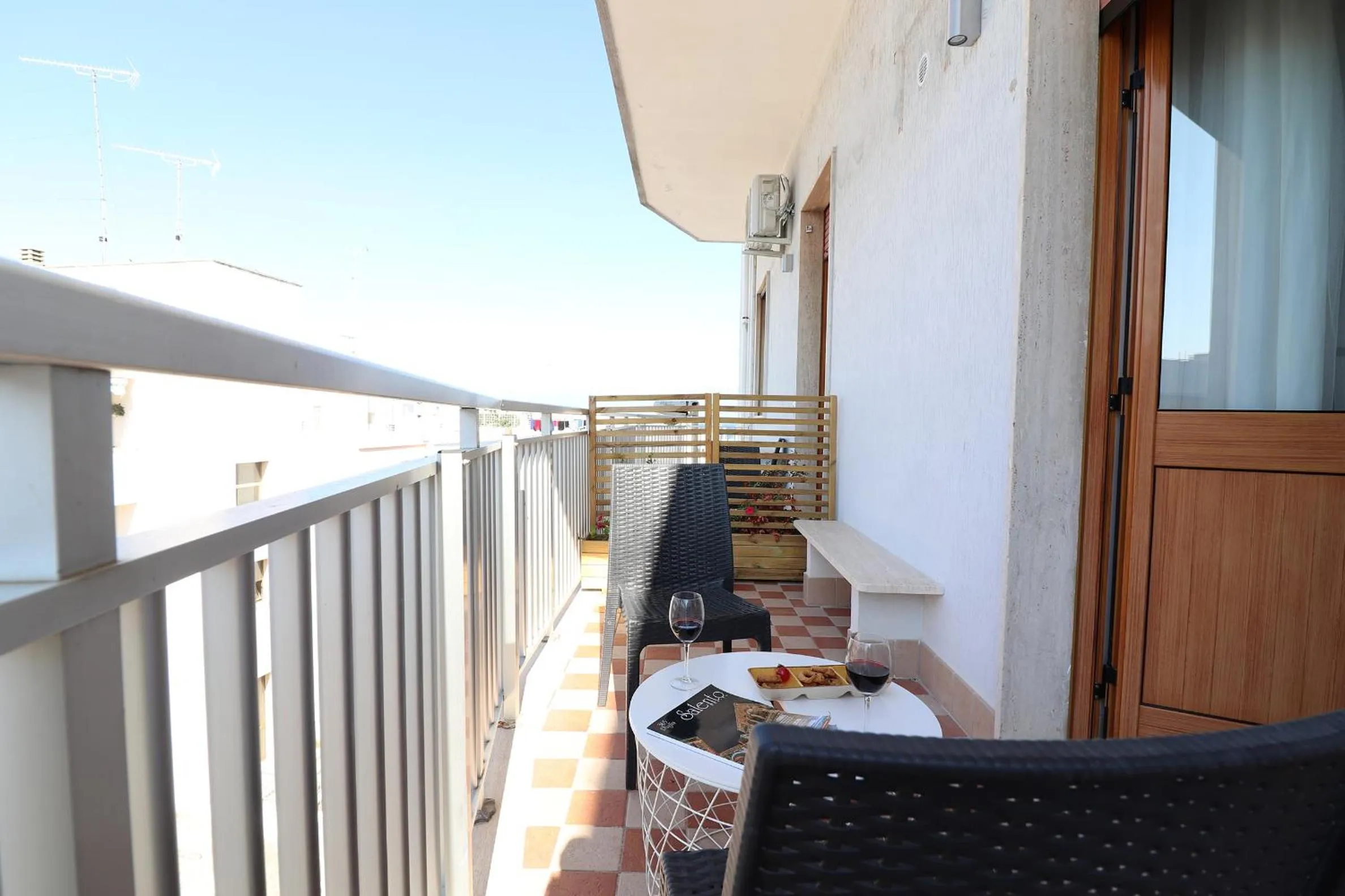 Balcony/Terrace in Holiday House Nike Otranto 4 guests