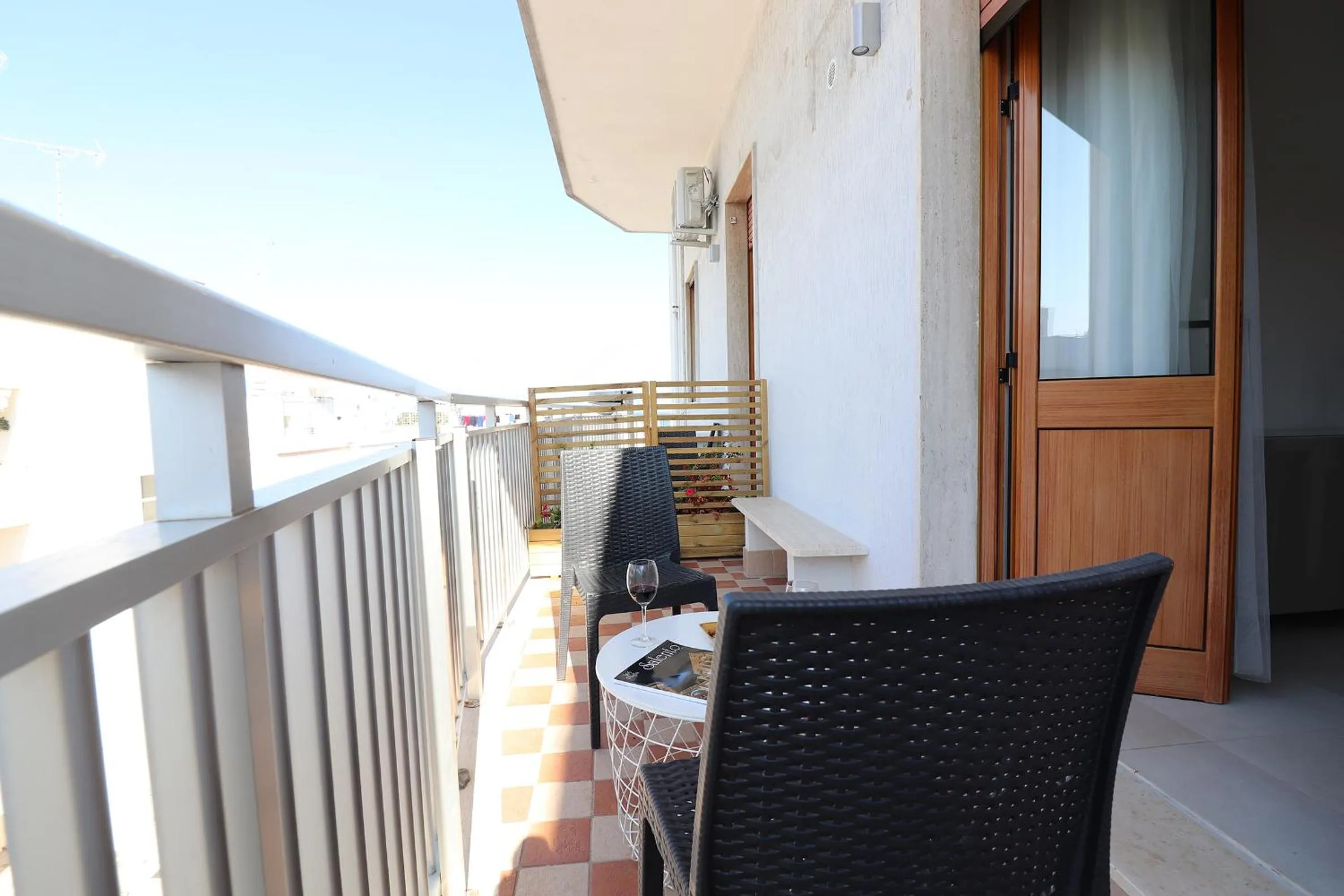 Balcony/Terrace in Holiday House Nike Otranto 4 guests
