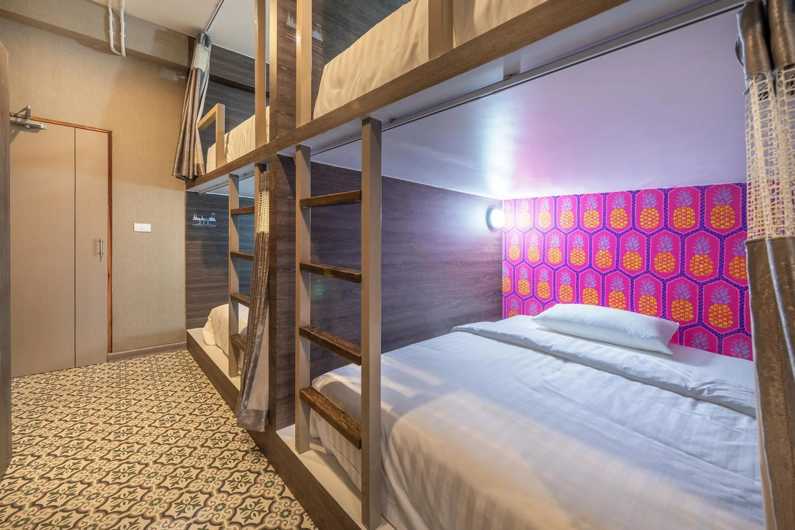 Bed in Happy Station Bangkok