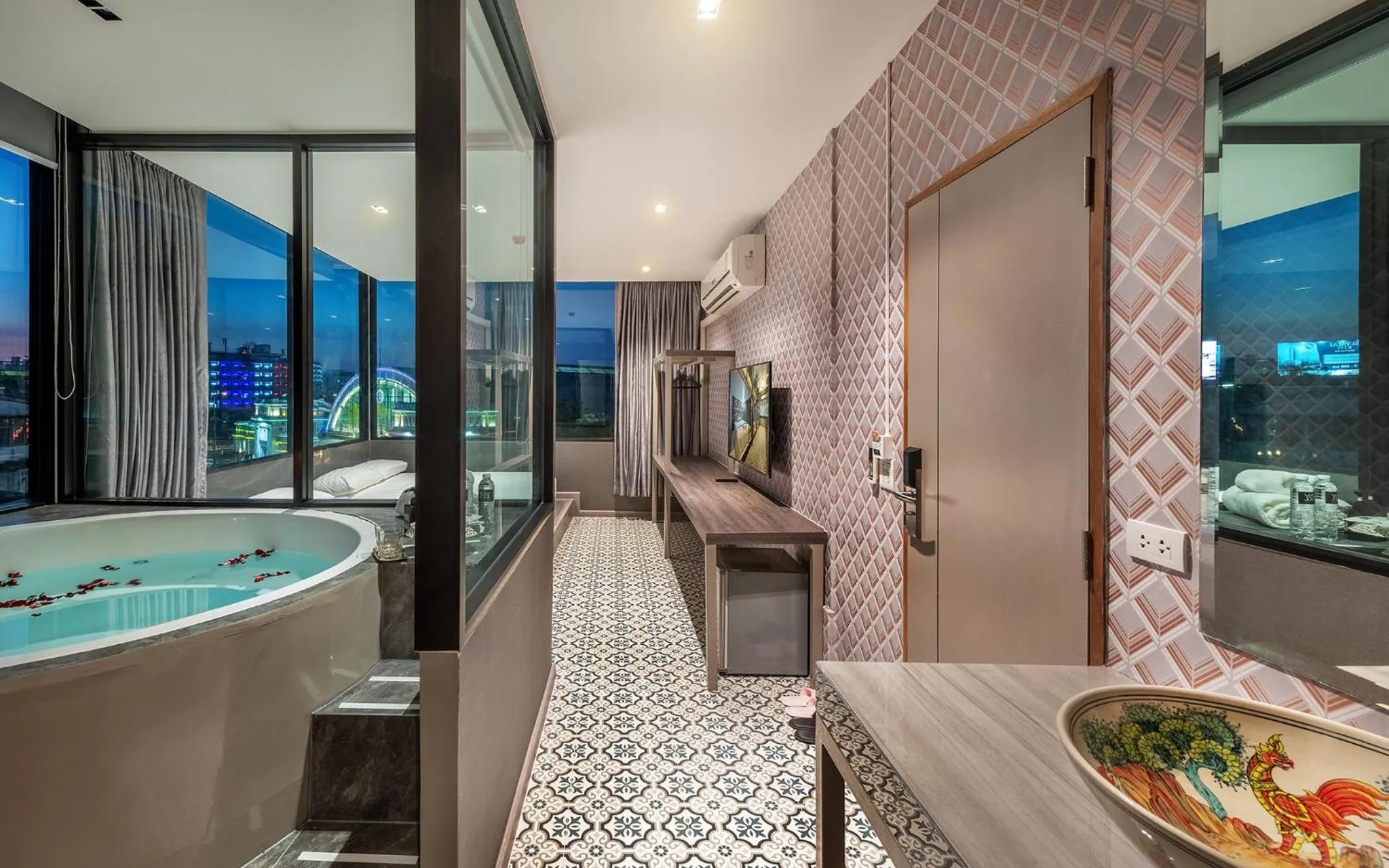 Decorative detail in Happy Station Bangkok