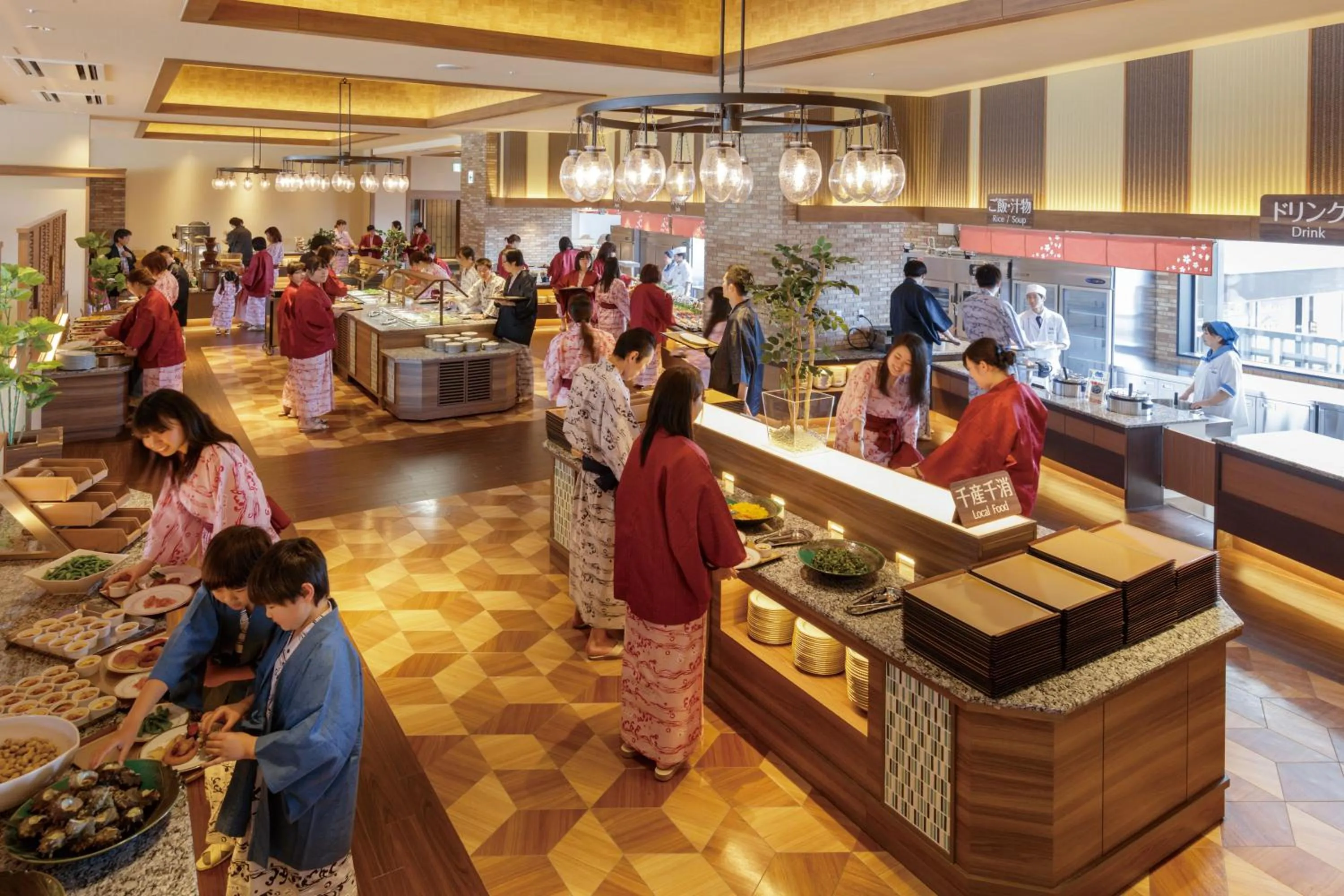 Restaurant/places to eat in Ryugujo Spa Hotel Mikazuki Fujimitei