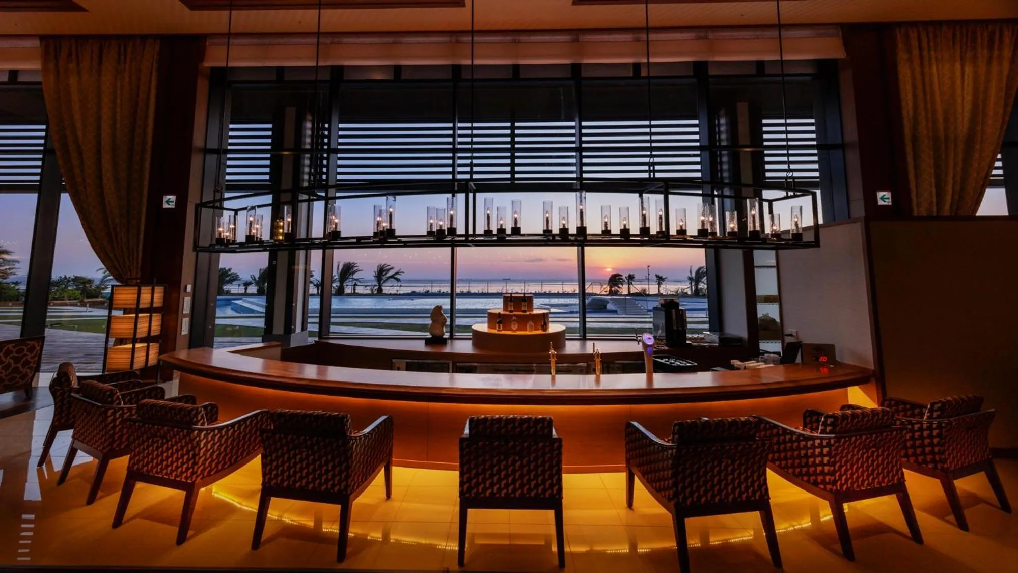 Lounge or bar in Ryugujo Spa Hotel Mikazuki Fujimitei