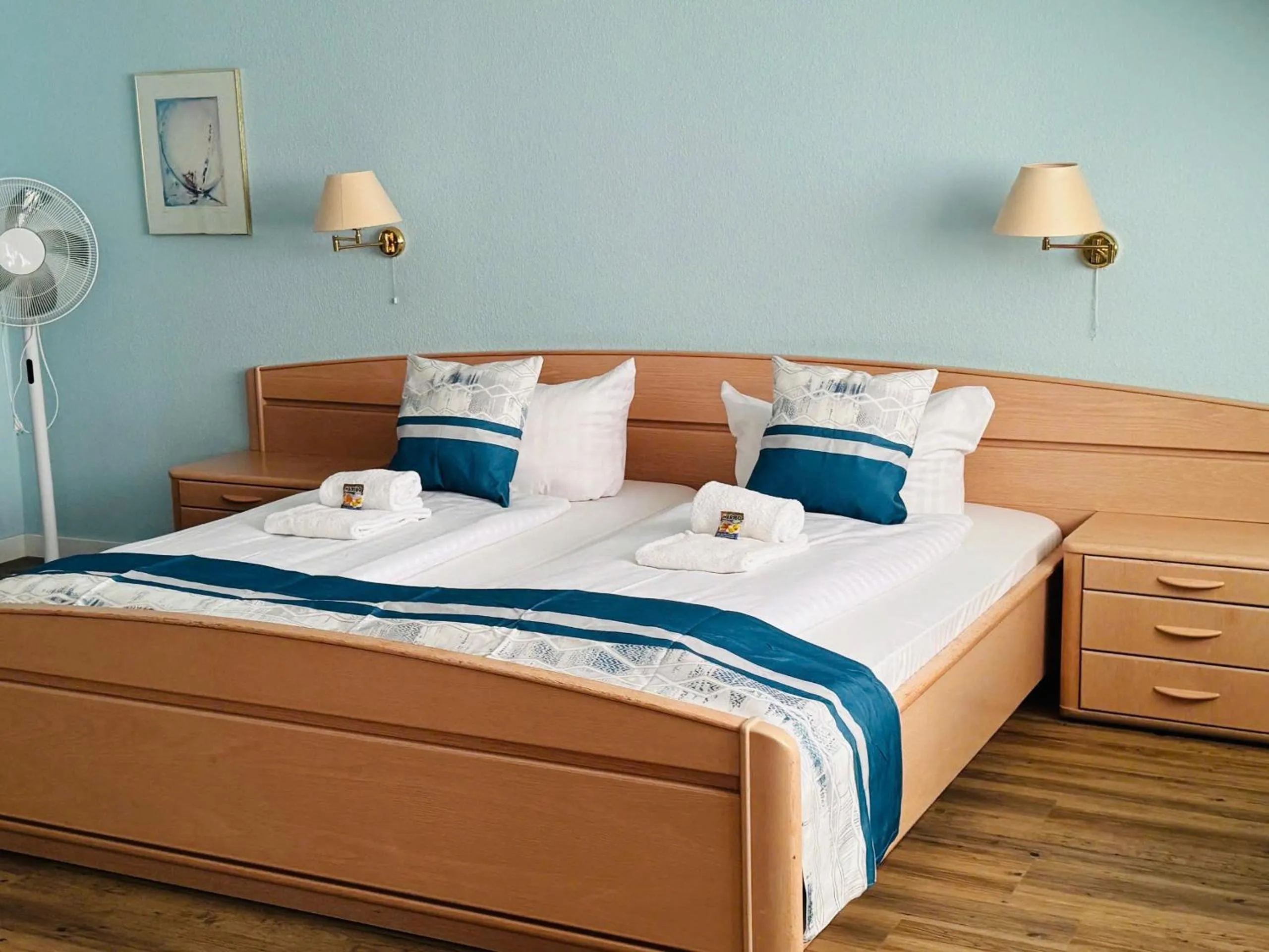 Bed in Hotel Trebeltal