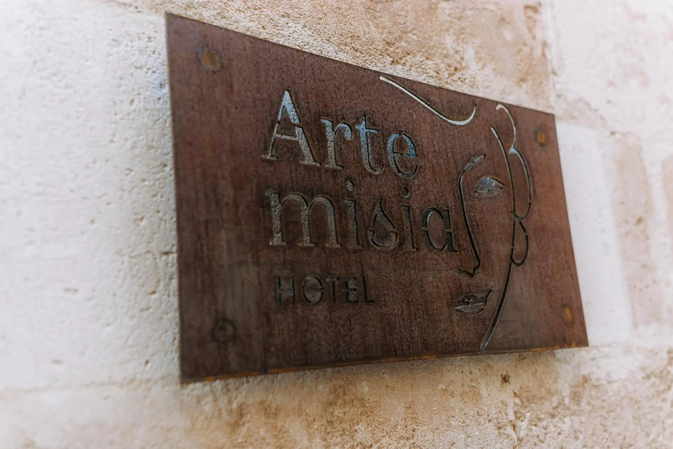 Property logo or sign in Hotel Artemisia