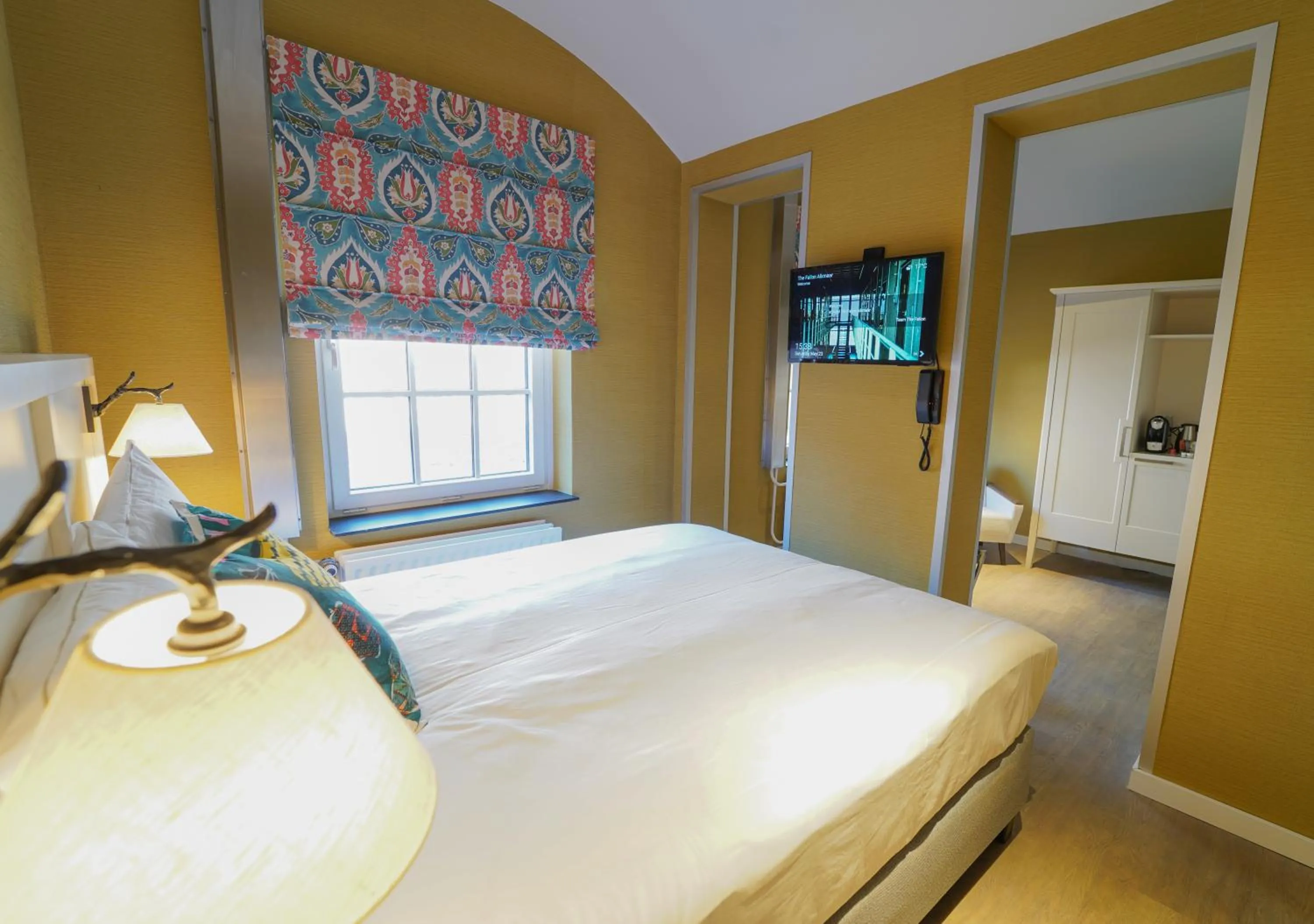 Bed in Fletcher Hotel-Restaurant De Oude Gevangenis-Alkmaar