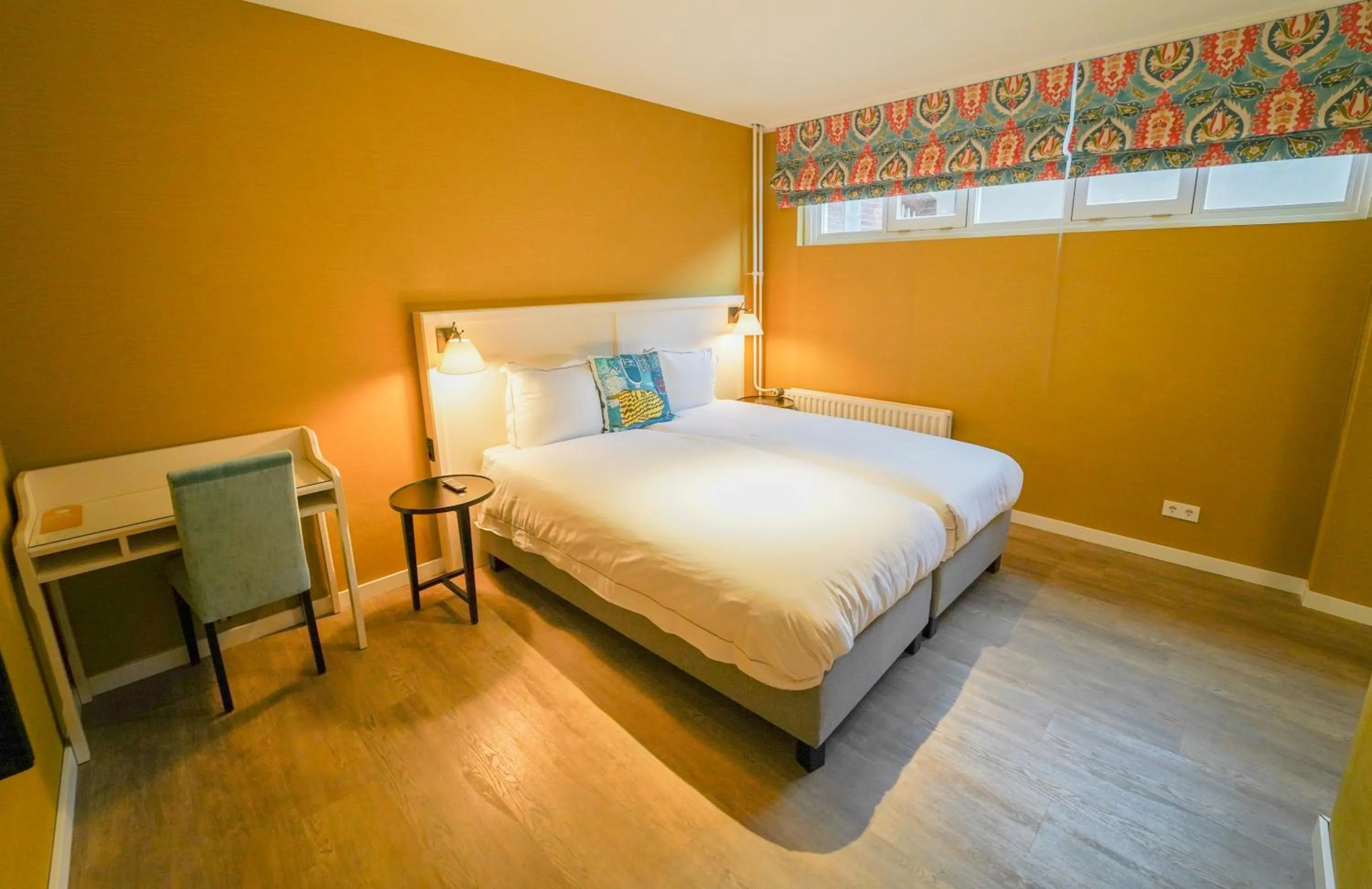 Bedroom, Bed in Fletcher Hotel-Restaurant De Oude Gevangenis-Alkmaar