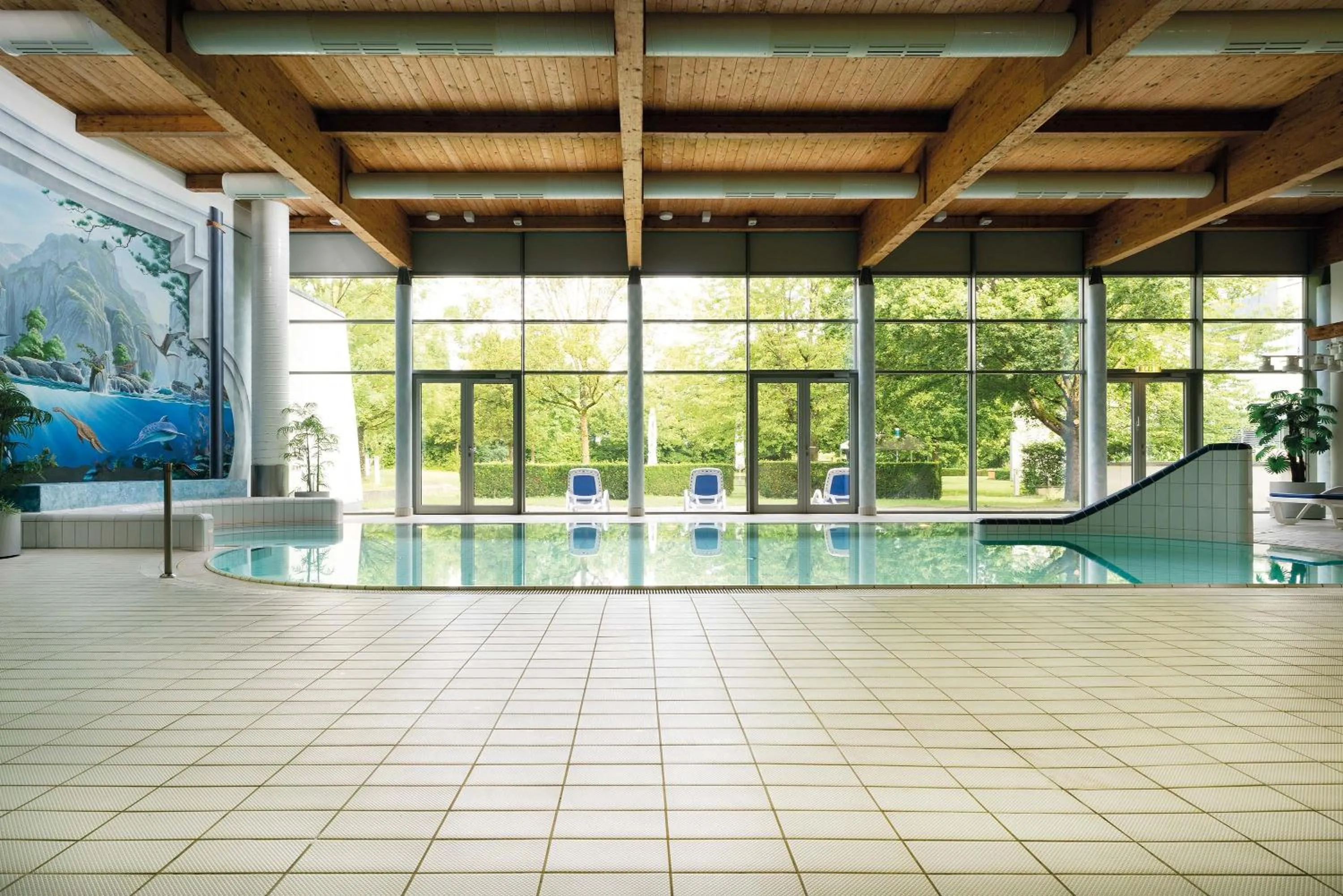 Pool view in Seminaris Hotel Bad Boll