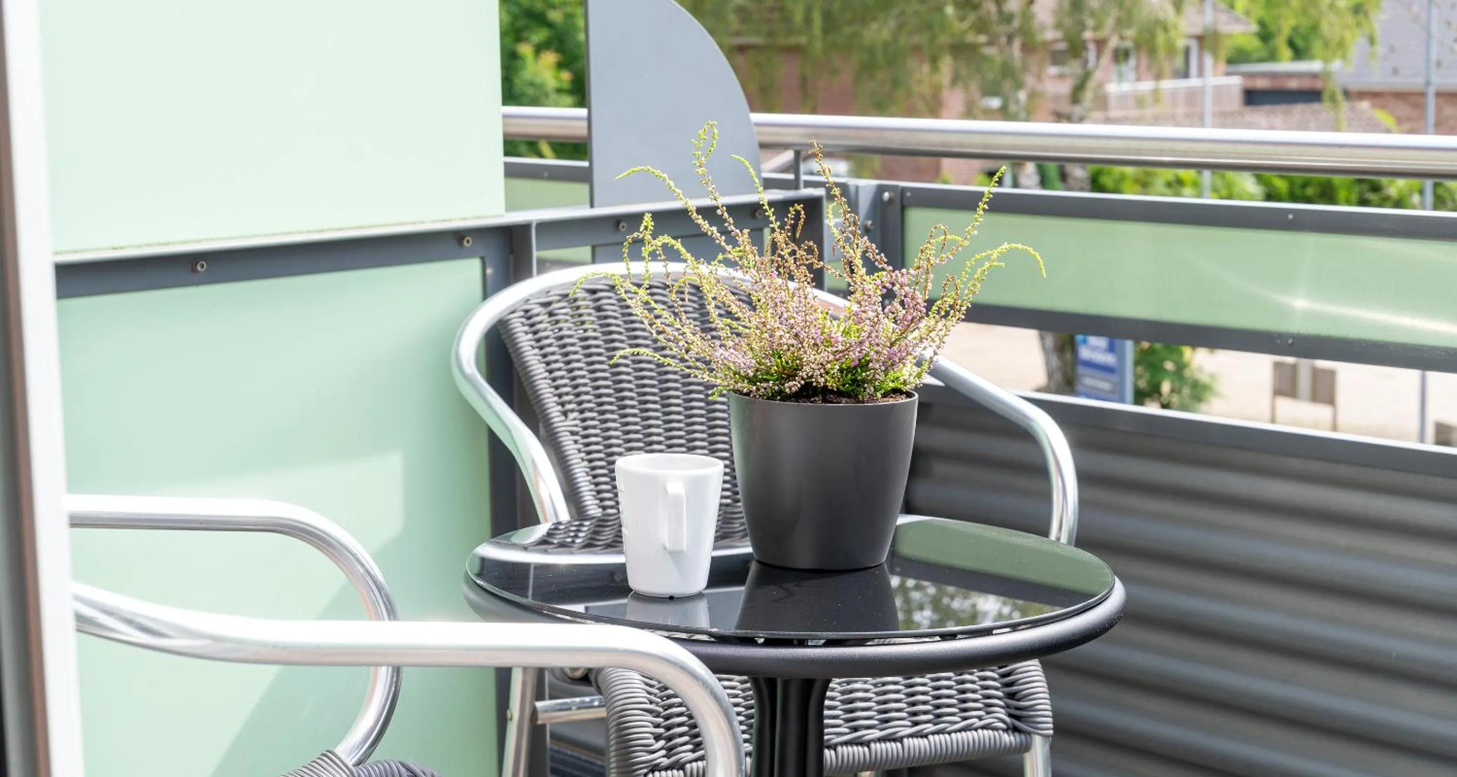 Balcony/Terrace in PLAZA INN Heidehof