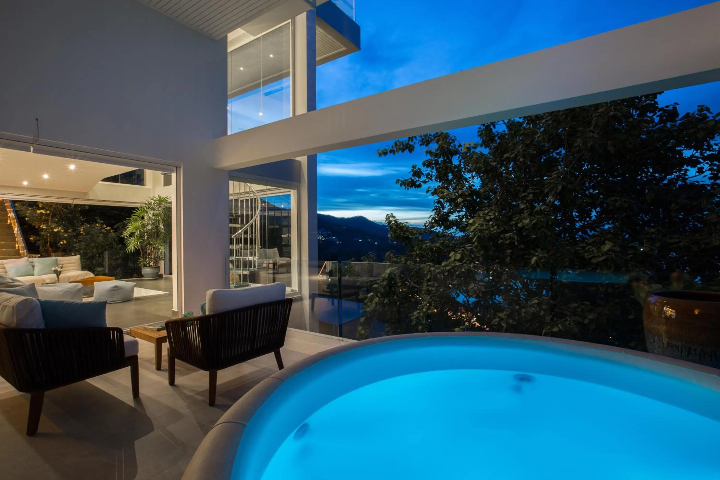 Balcony/Terrace in Panoramic Duplex Studio