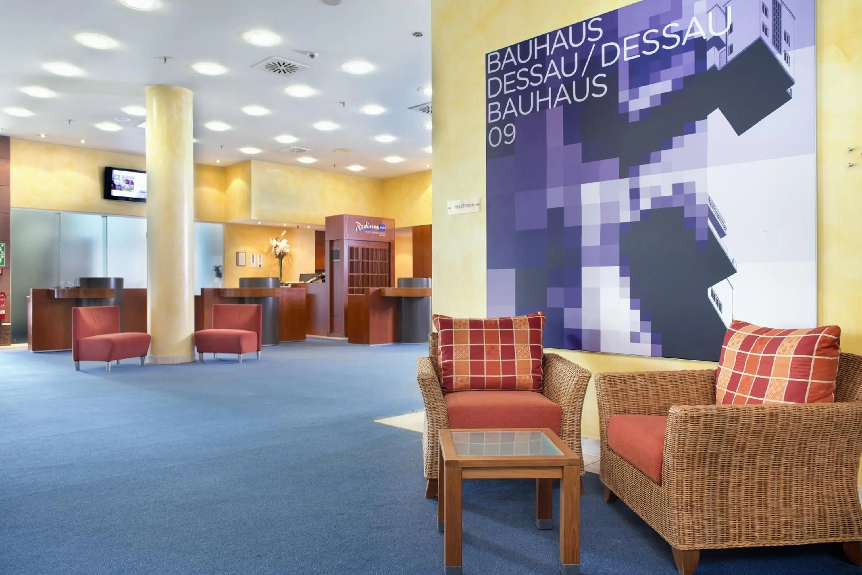 Lobby or reception in Radisson Blu Fürst Leopold Hotel