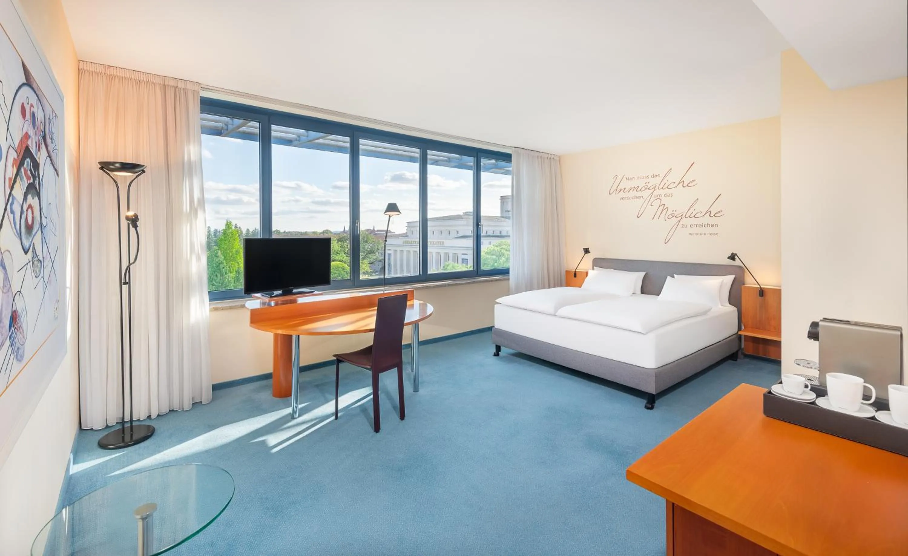 Photo of the whole room, Bed in Radisson Blu Fürst Leopold Hotel