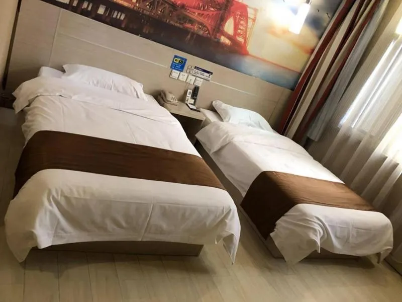Bed in Thank Inn Chain Hotel Shandong Binzhou Bohai 5th Road