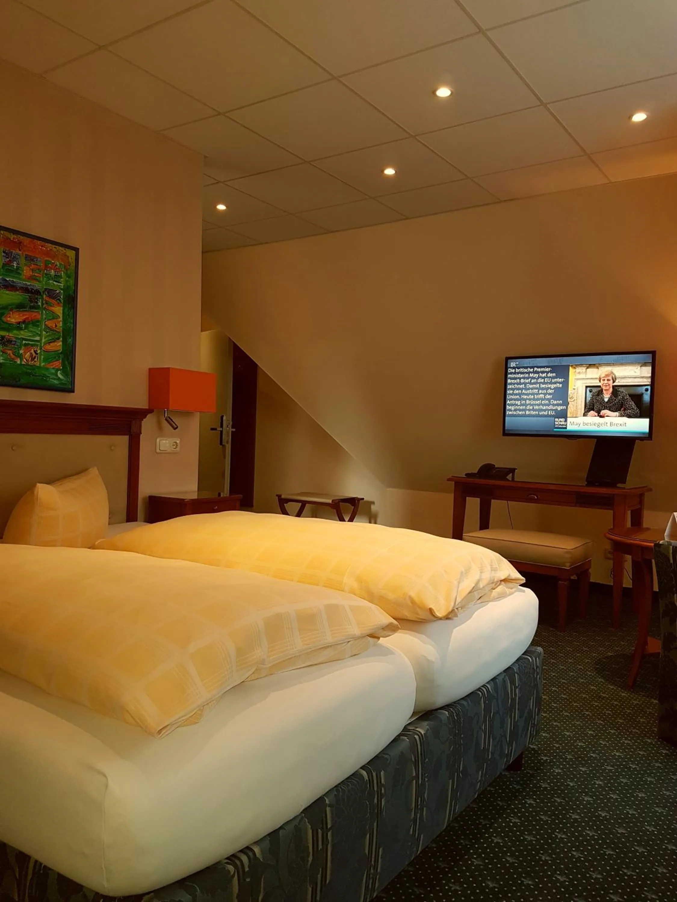 Photo of the whole room, Bed in Dünenhotel am Meer