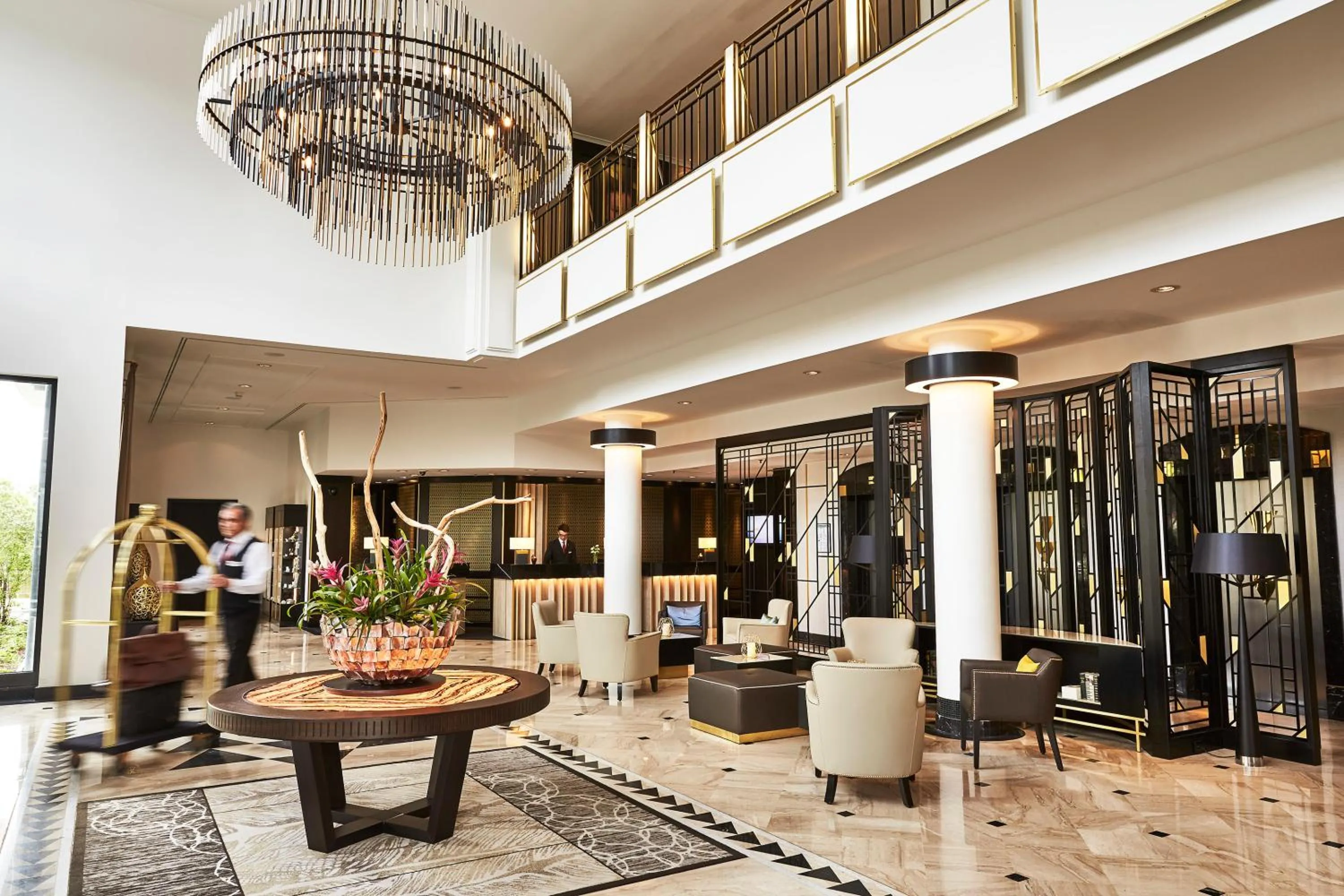 Lobby or reception in Steigenberger Hotel Bad Homburg