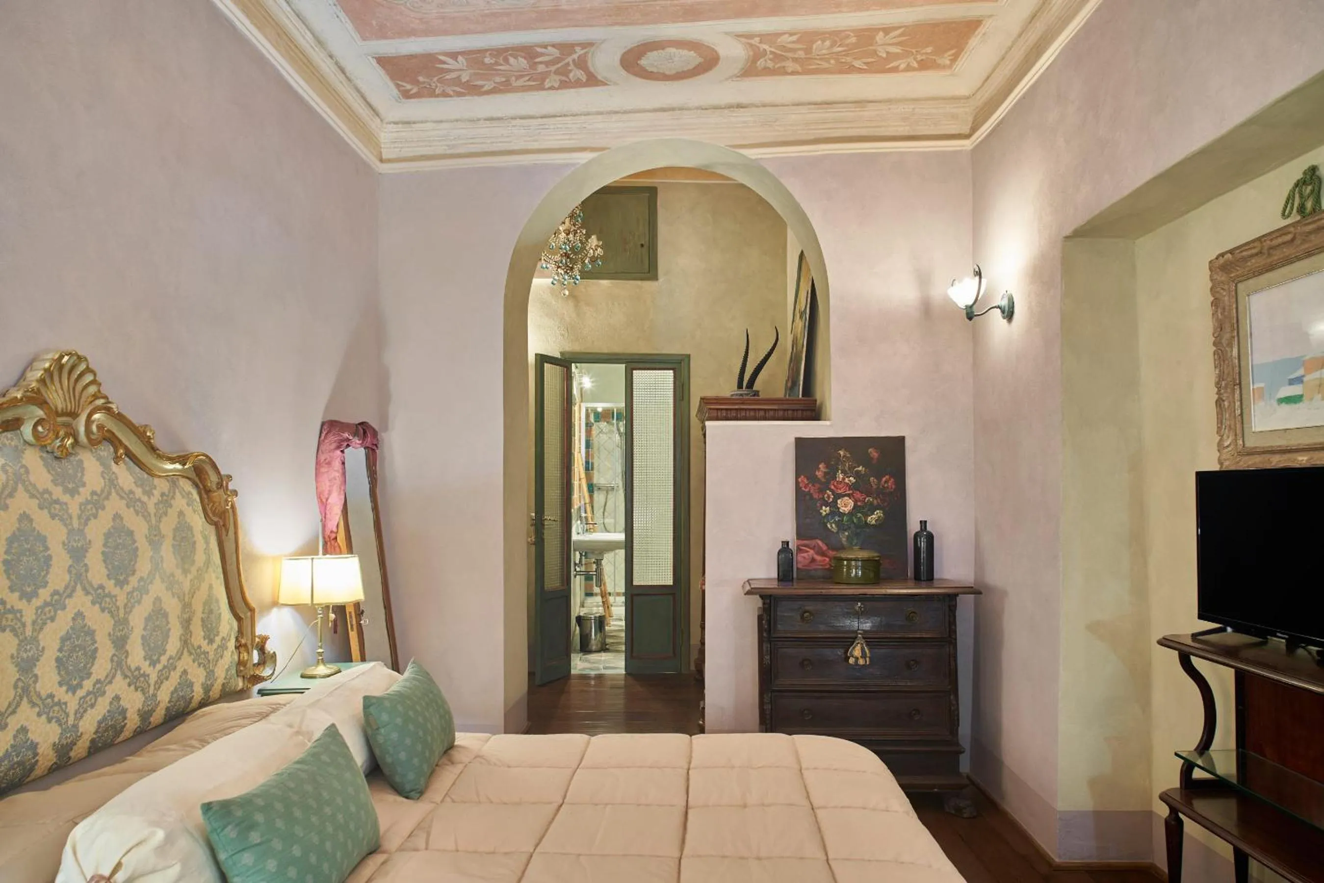 Bedroom, Bed in Alla Scala 1746