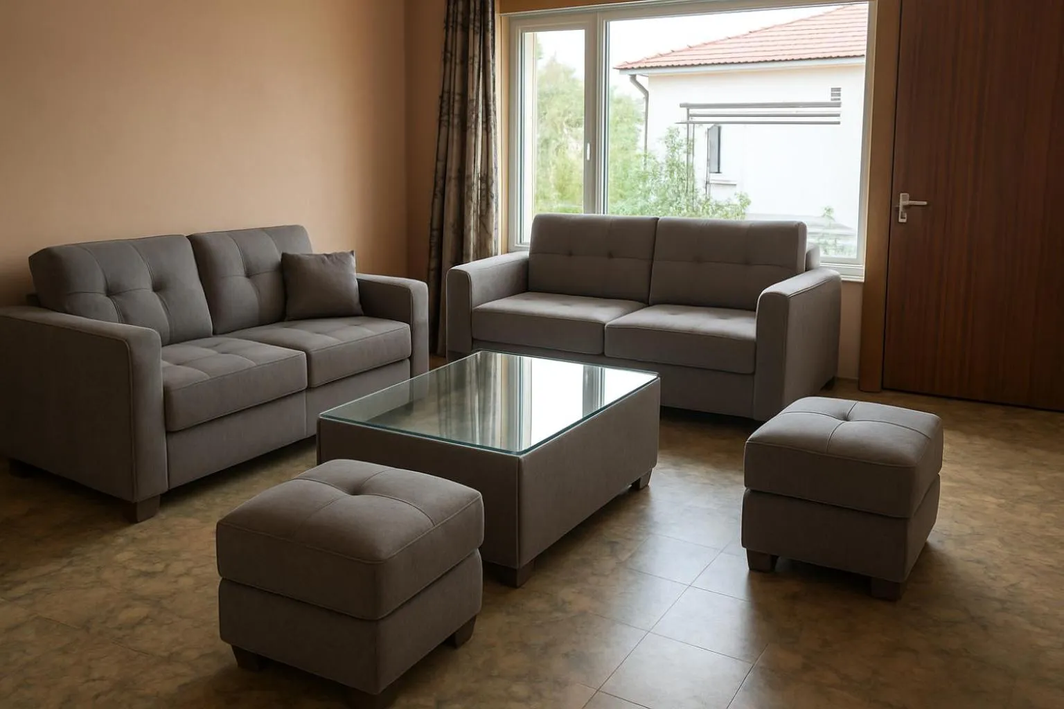 Living room in Virat Resorts, Sariska Rajasthan