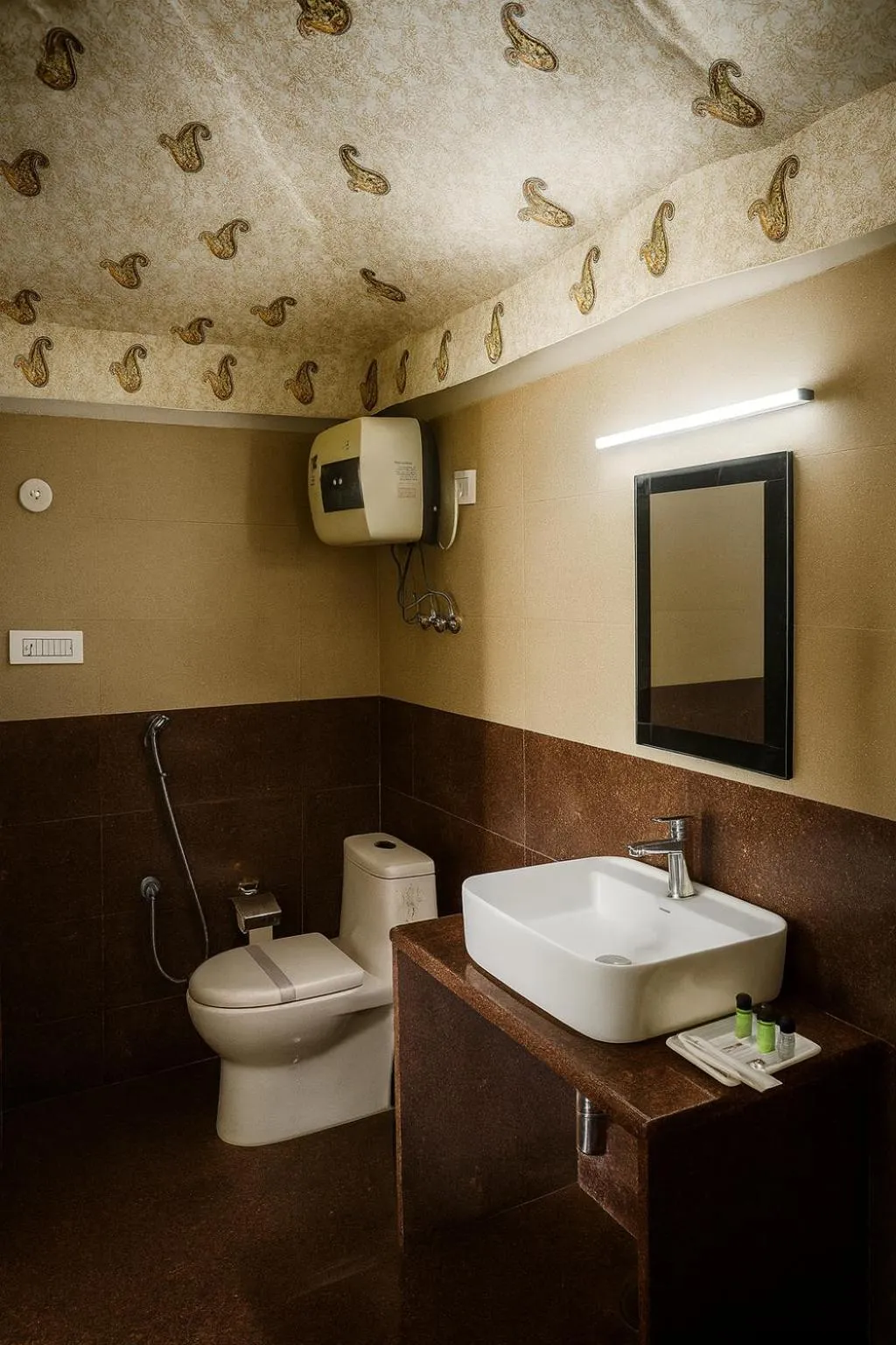 Bathroom in Virat Resorts, Sariska Rajasthan