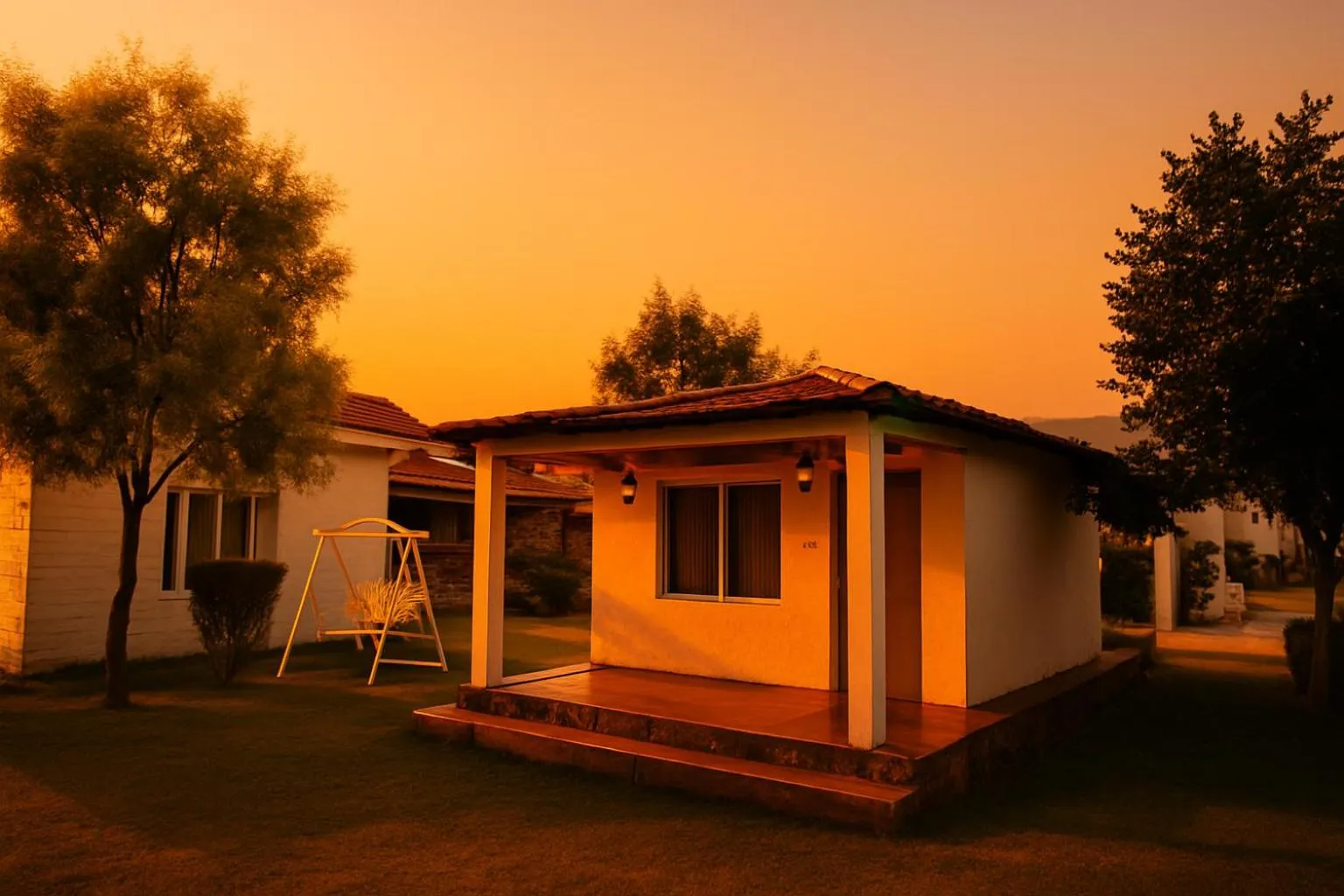 View (from property/room) in Virat Resorts, Sariska Rajasthan