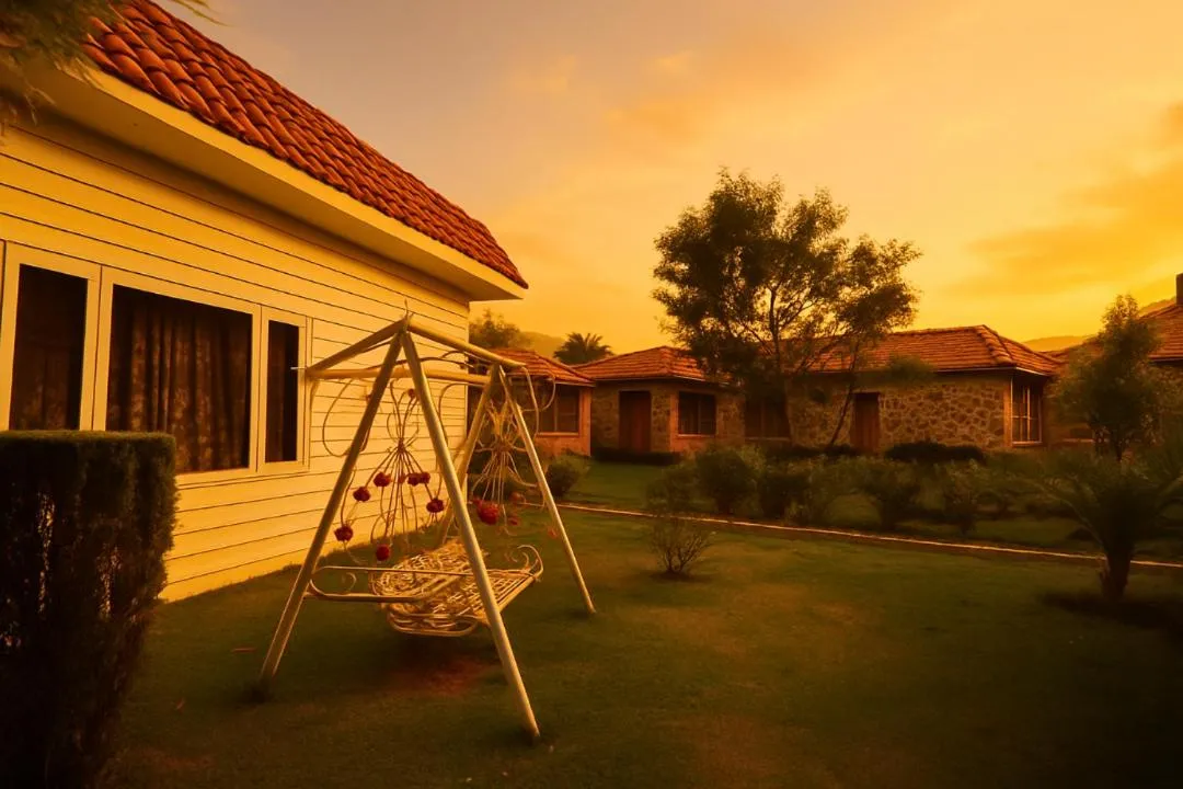 View (from property/room) in Virat Resorts, Sariska Rajasthan