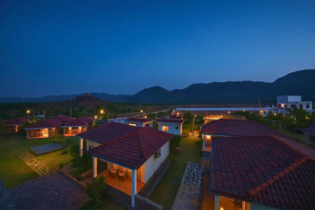 View (from property/room) in Virat Resorts, Sariska Rajasthan