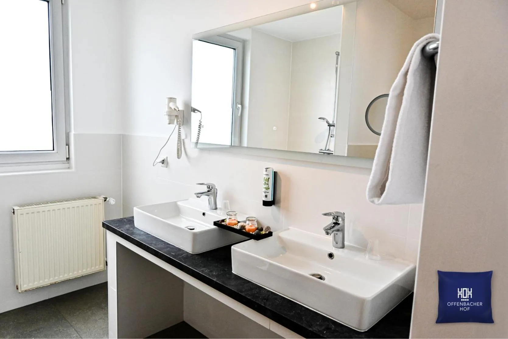 Bathroom in Hotel Offenbacher Hof