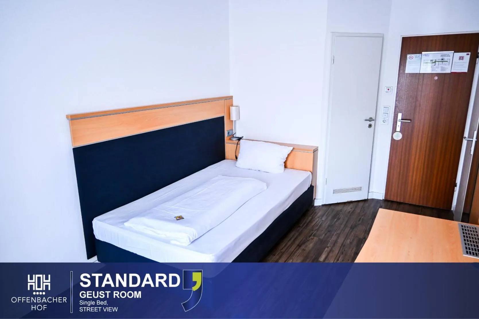 Bed in Hotel Offenbacher Hof