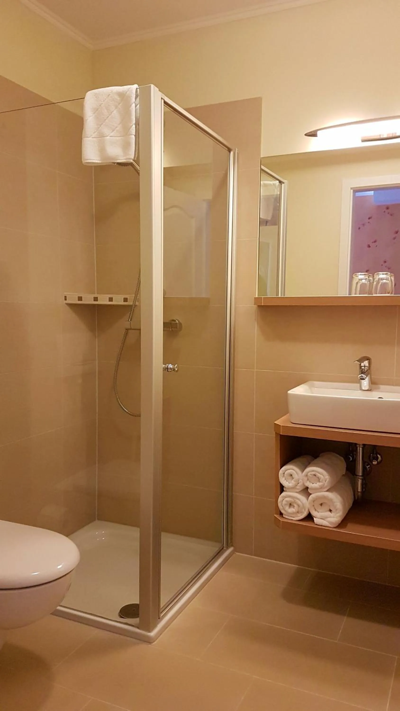 Shower in Hotel Godewind