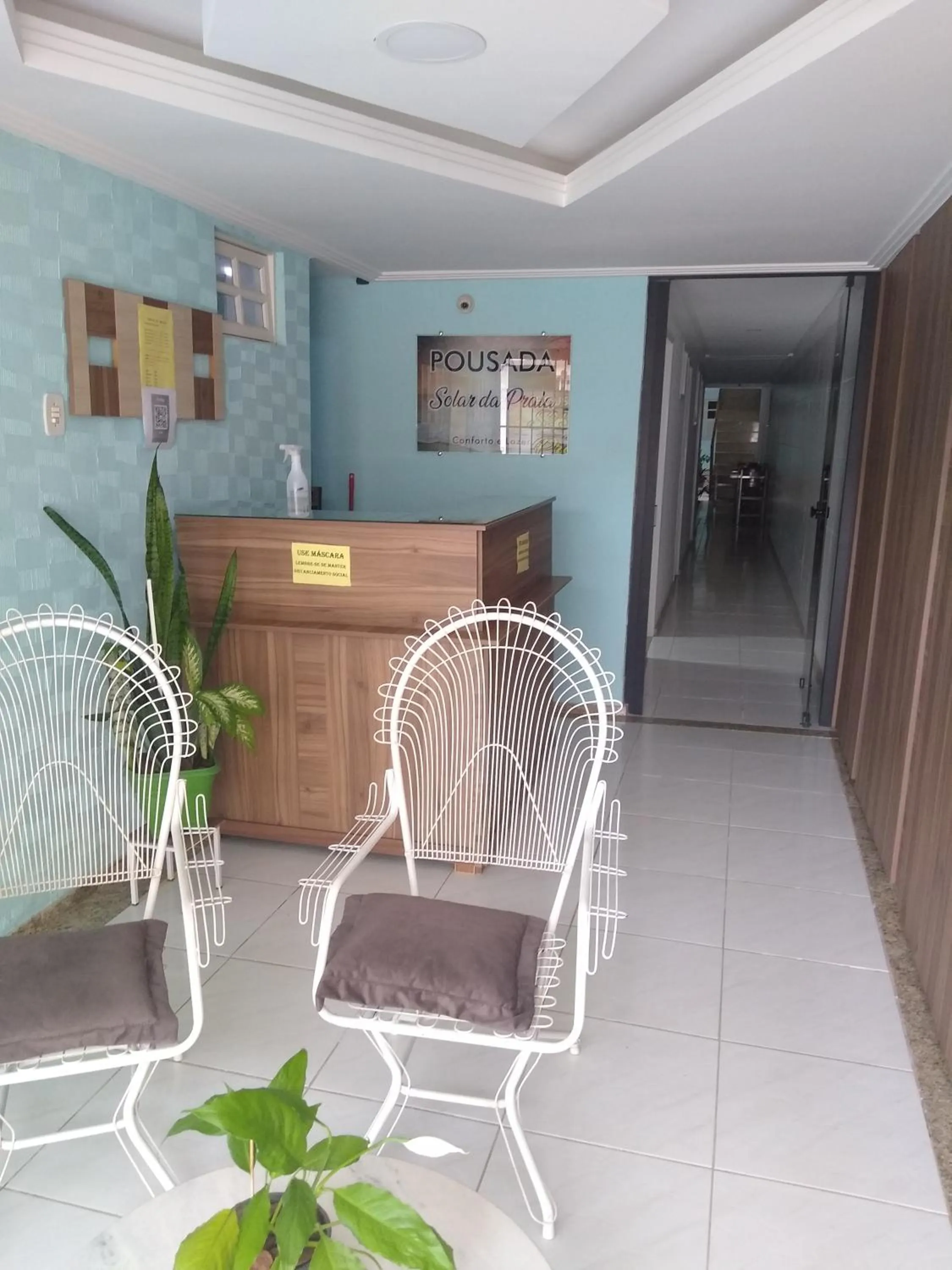 Lobby or reception in Pousada Solar da Praia