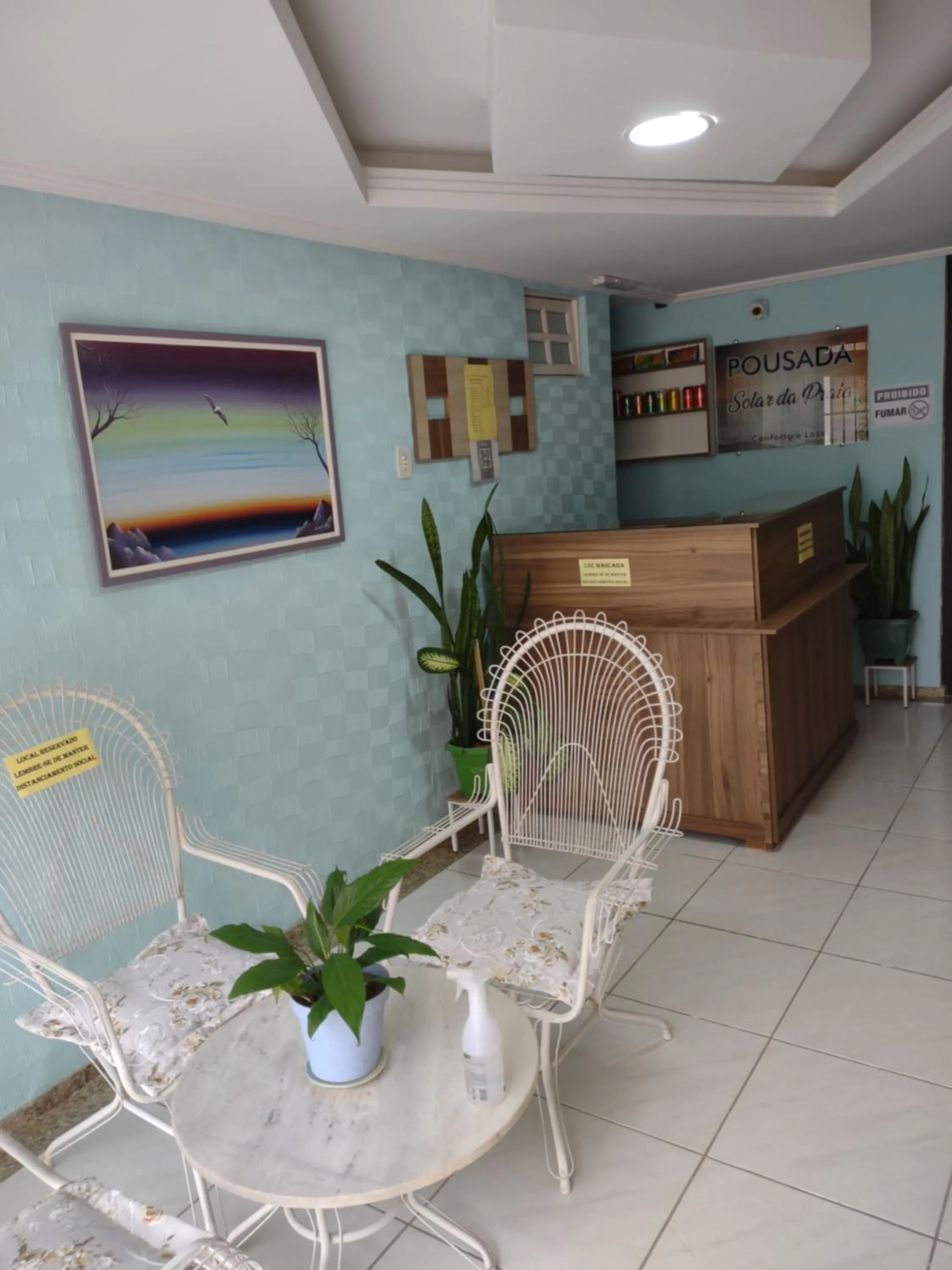 Lobby or reception in Pousada Solar da Praia