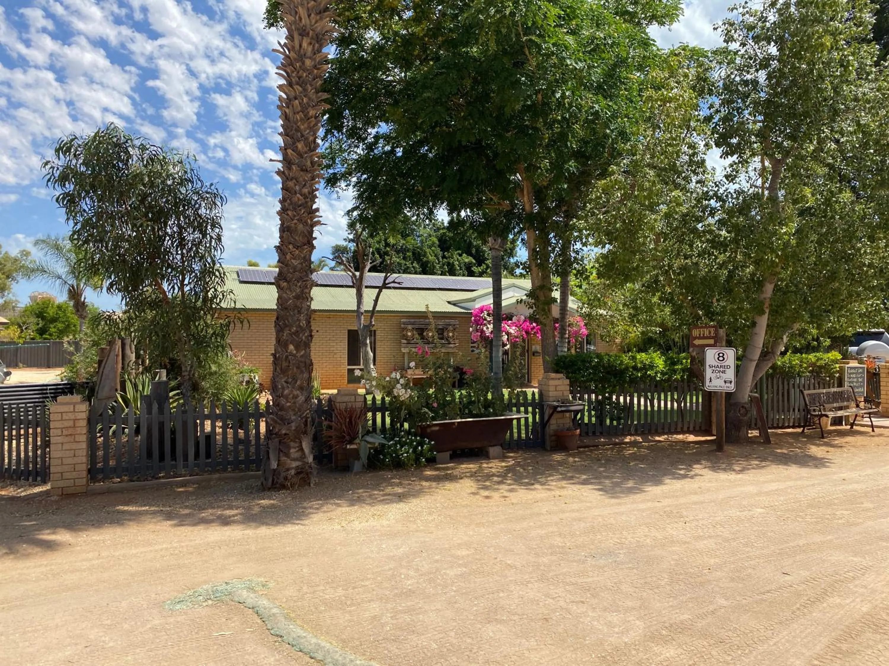Patio in Capricorn Holiday Park