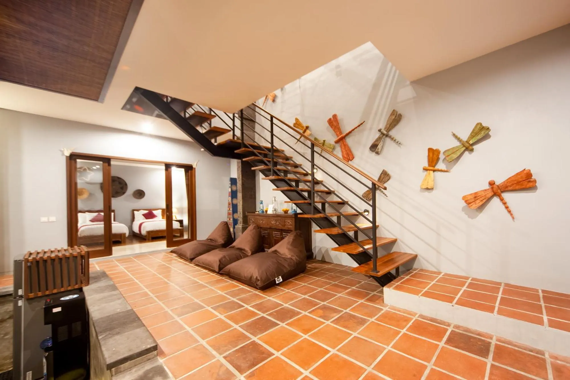 Seating area in Kusuma Living and Villa Seminyak