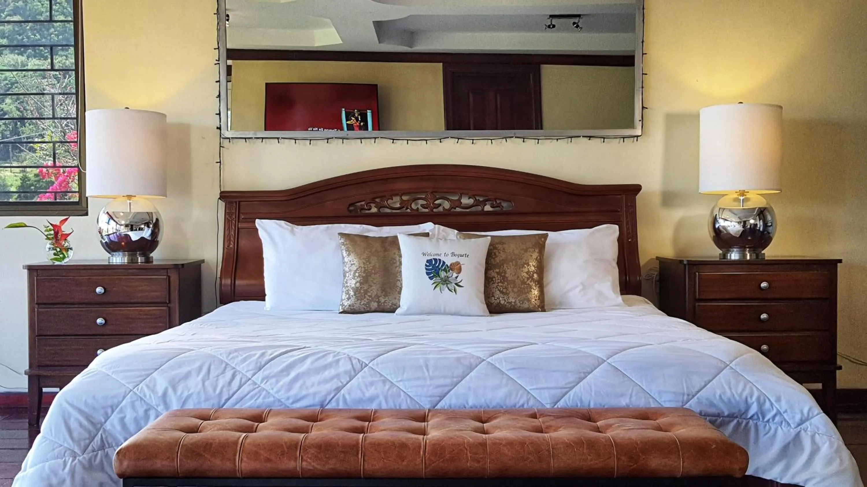 Bed in Villa Alejandro