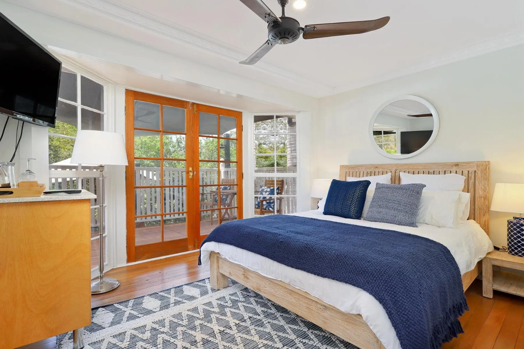 Bed in The Odd Gecko B&B