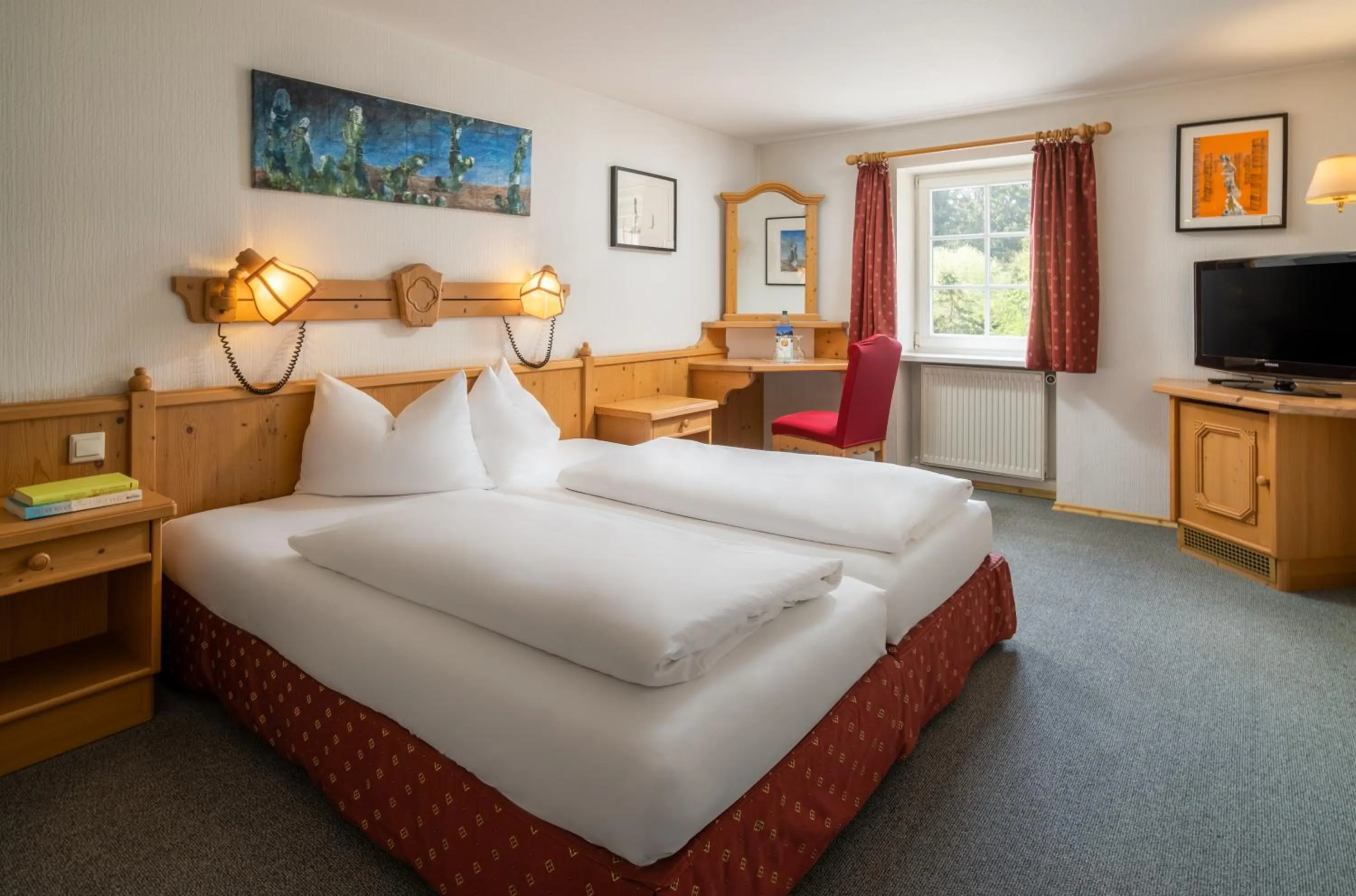 Bed in Landhotel Altes Zollhaus