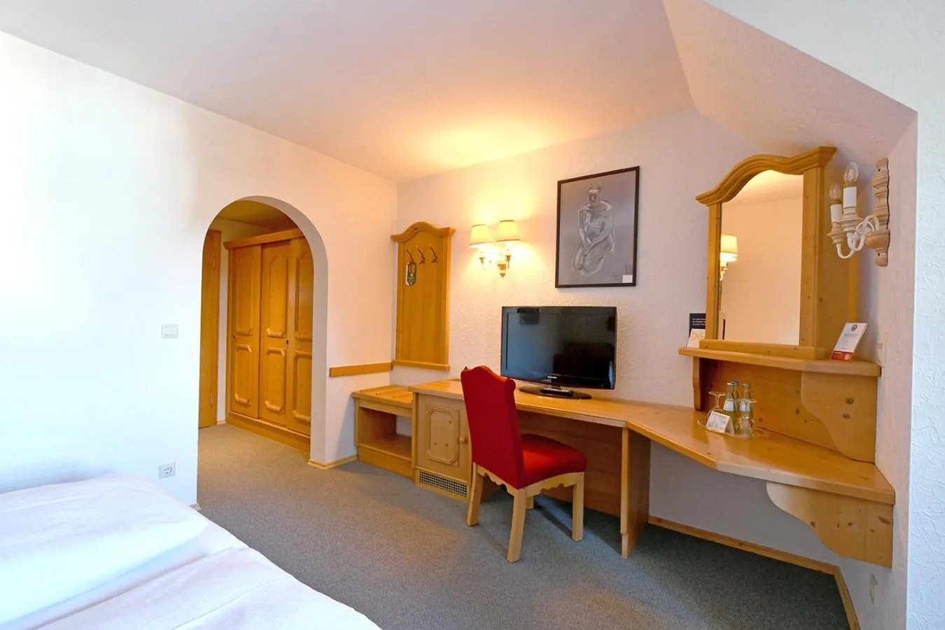 TV and multimedia, Bed in Landhotel Altes Zollhaus