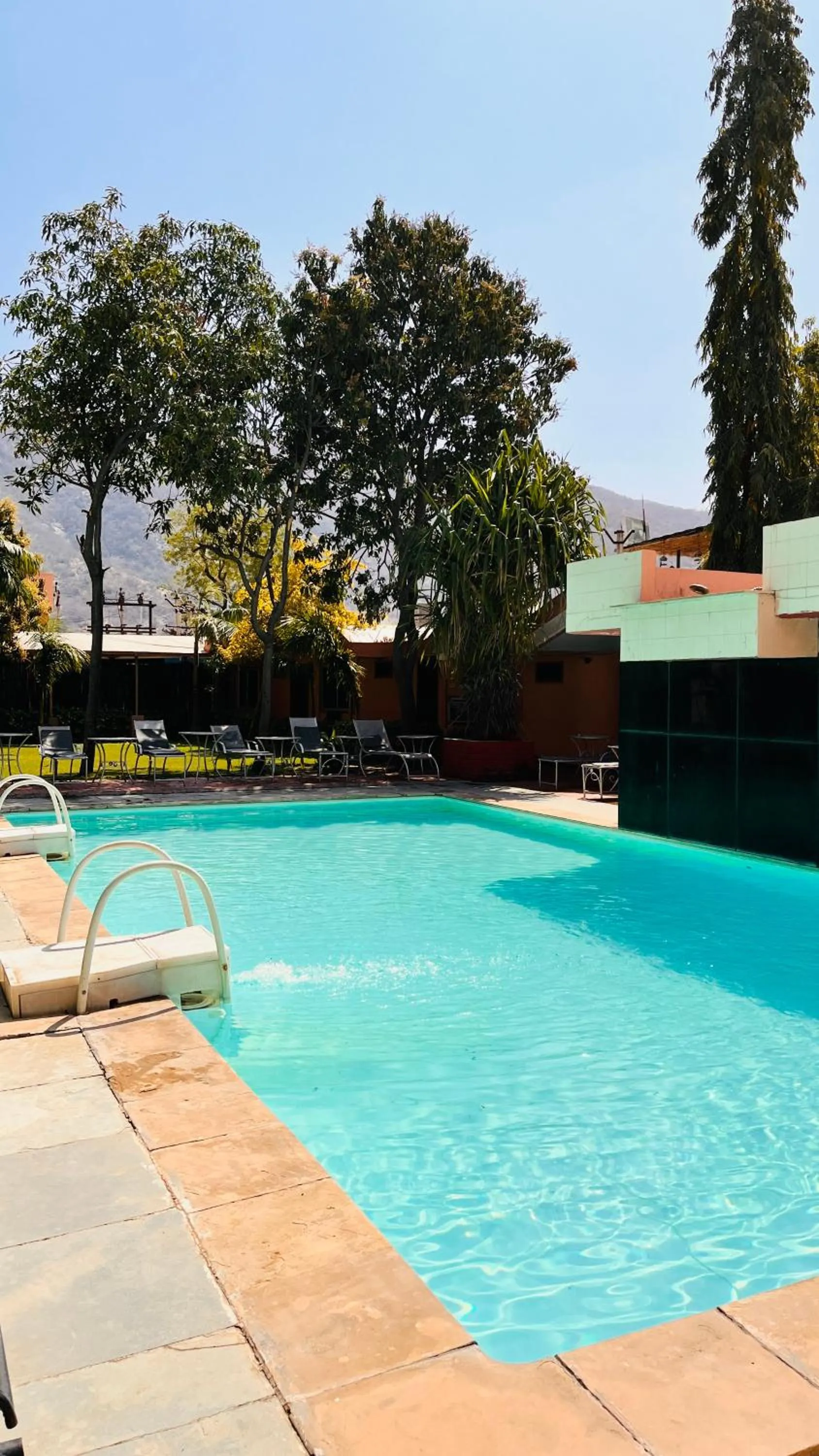 Swimming pool in Hotel Master Paradise, Pushkar, Rajasthan , INDIA