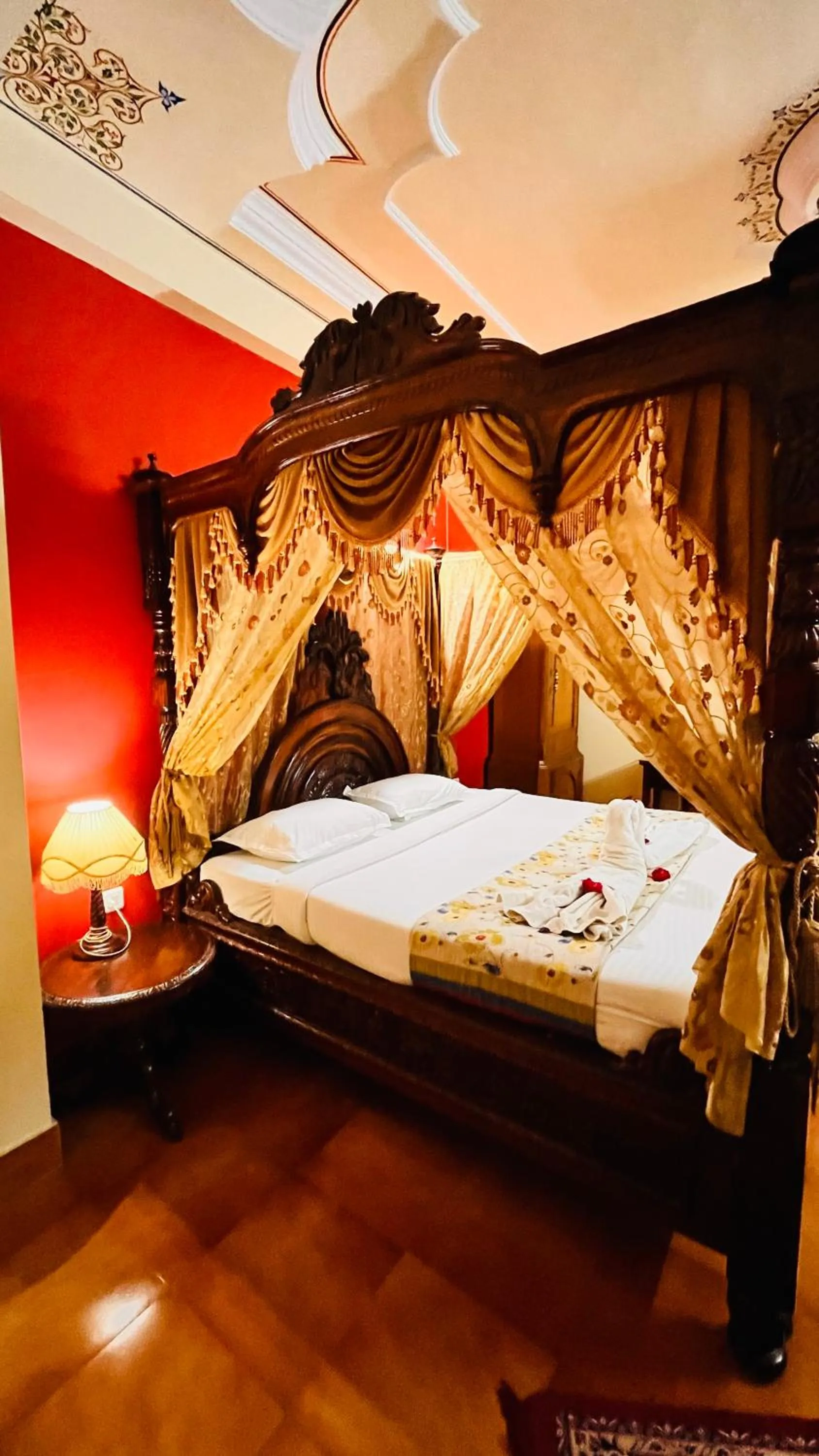Bedroom, Bed in Hotel Master Paradise, Pushkar, Rajasthan , INDIA