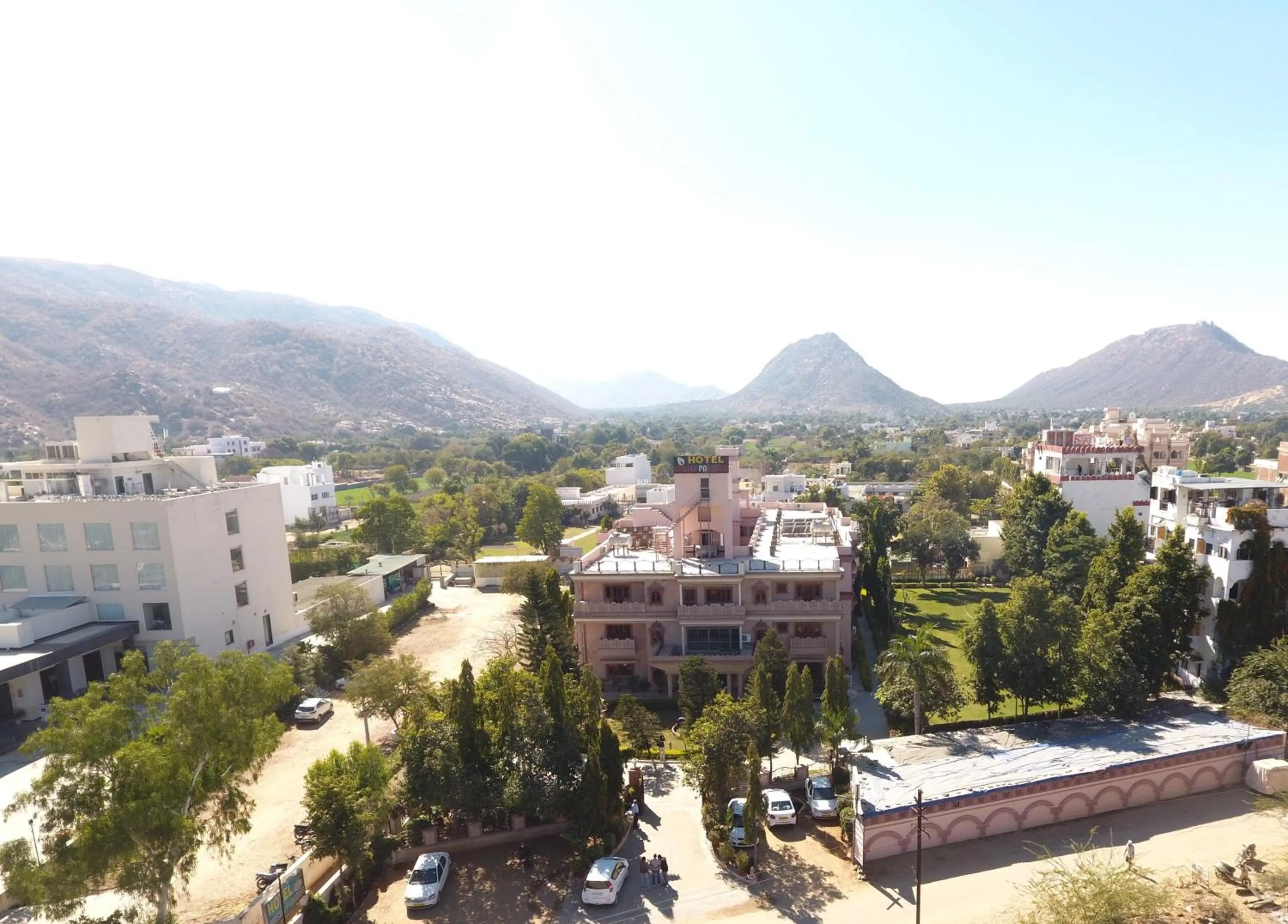 Street view in Hotel Master Paradise, Pushkar, Rajasthan , INDIA