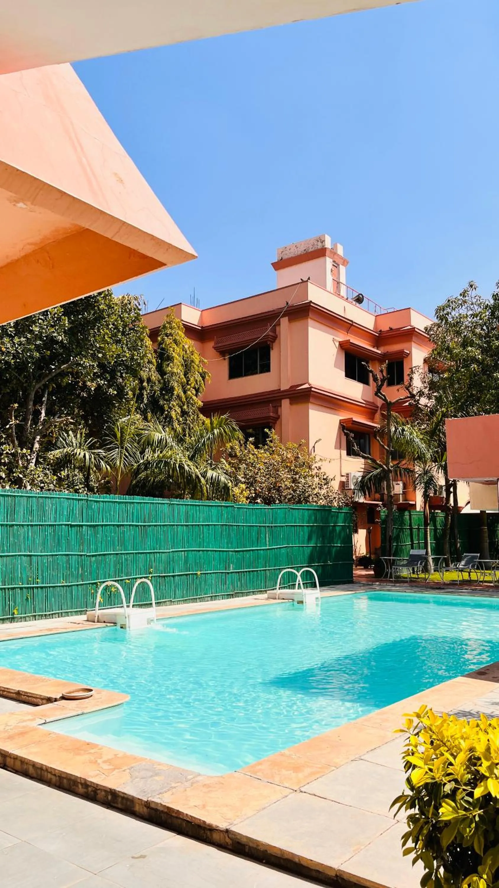 Swimming pool in Hotel Master Paradise, Pushkar, Rajasthan , INDIA